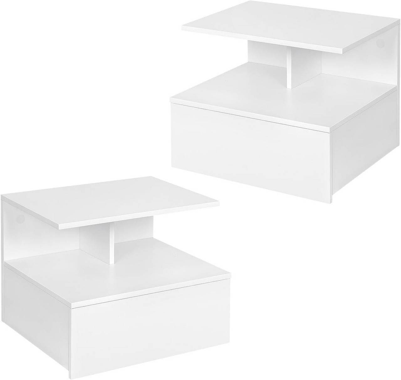 Woltu Nachttisch (2-St., Set), hängend Wandregal mit Schublade günstig online kaufen