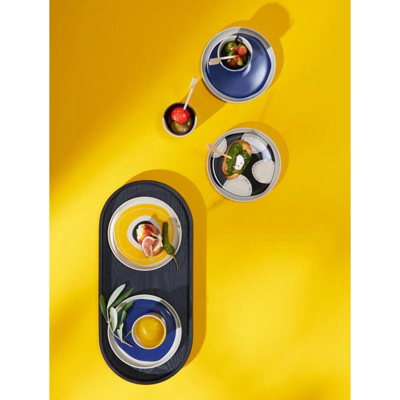 ASA SELECTION Brotteller Asa Brotteller Variété Artiste Schwarz-Weiß (13cm)