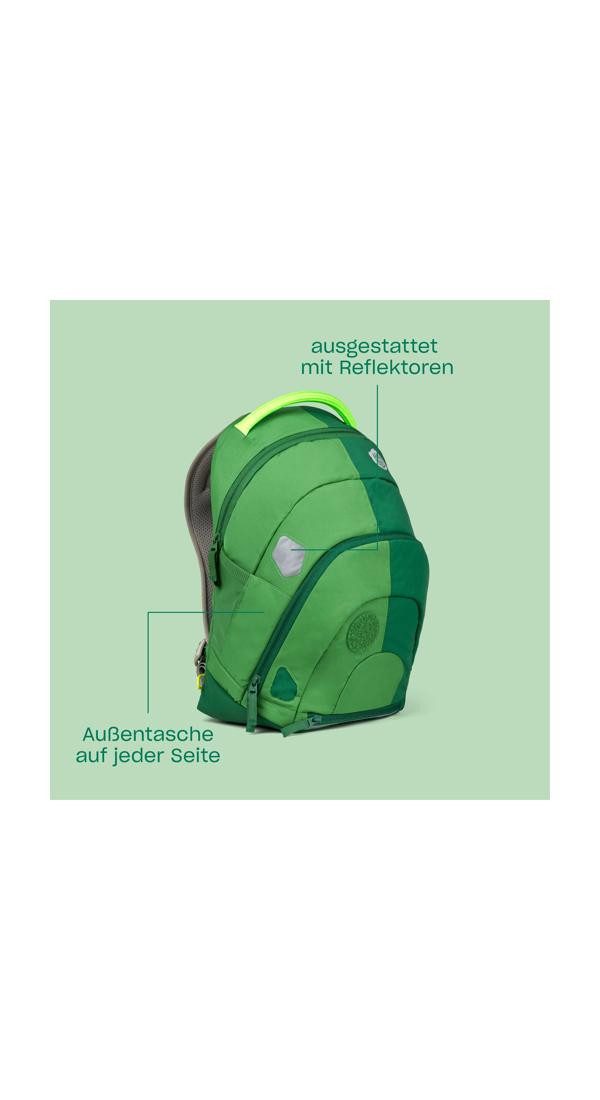 Affenzahn Kinderrucksack Abenteuerrucksack Daydreamer (Abenteuerrucksack Daydreamer), mit integriertem Regen-Cape