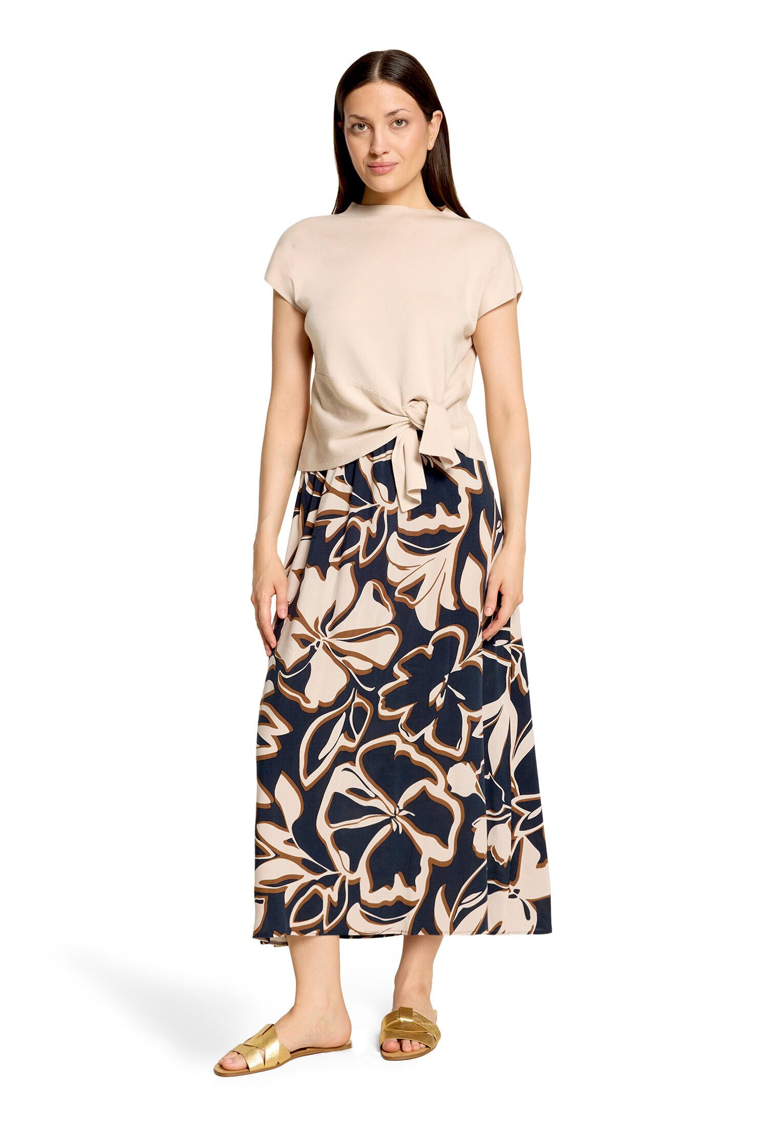 Betty Barclay Stricktop Damen mit Schleifenknoten