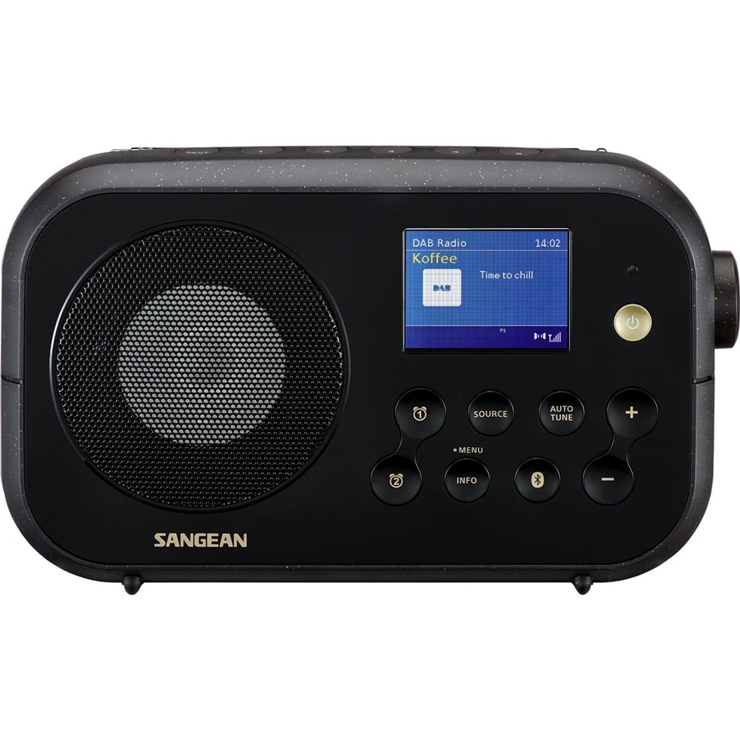 (DAB) Digitalradio (DAB) mit Sangean Bluetooth-Empfänger DPR-42BT / DAB+ Tragbarer FM-RDS schwarz