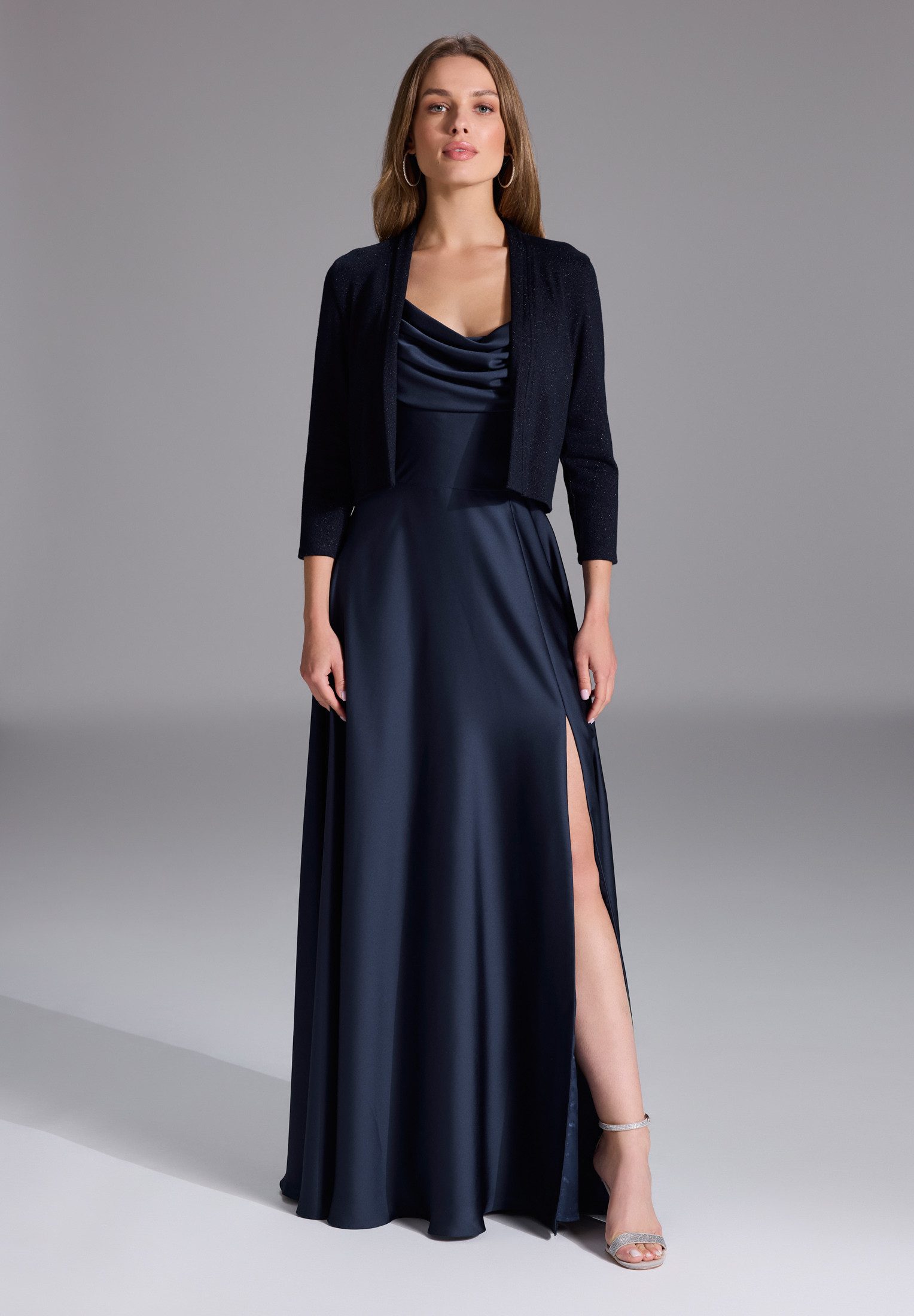 SWING Boleroblazer - Weiches Bolero-Jäckchen Figurbetonter Schnitt