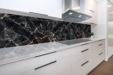 Rodnik Küchenrückwand Marmor schwarz, ABS-Kunststoff Platte Monolith in DELUXE Qualität mit Direktdruck