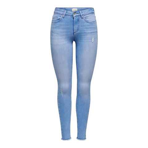 ONLY Skinny-fit-Jeans ONLBLUSH LIFE MID SK AK RAW REA4347