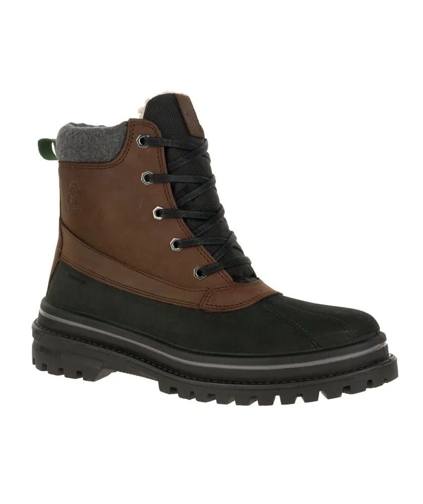 Kamik Tysong Leder dunkelbraun Herren Winterstiefel
