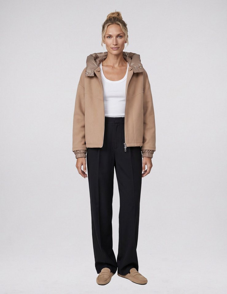 Blonde No.8 Wolljacke JERRY mit abnehmbarer Kapuze