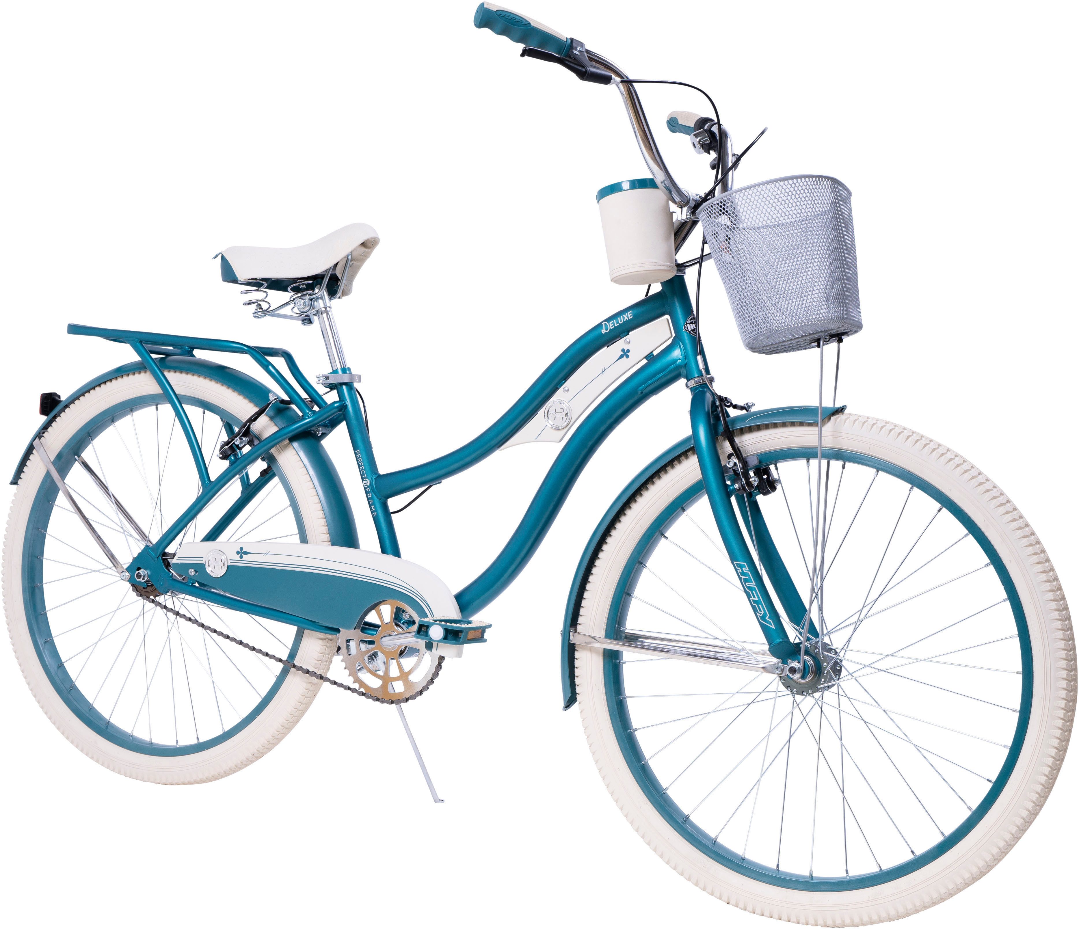 Huffy Cruiser Huffy Deluxe Cruiser Matte Emerald Green 26-Inch
