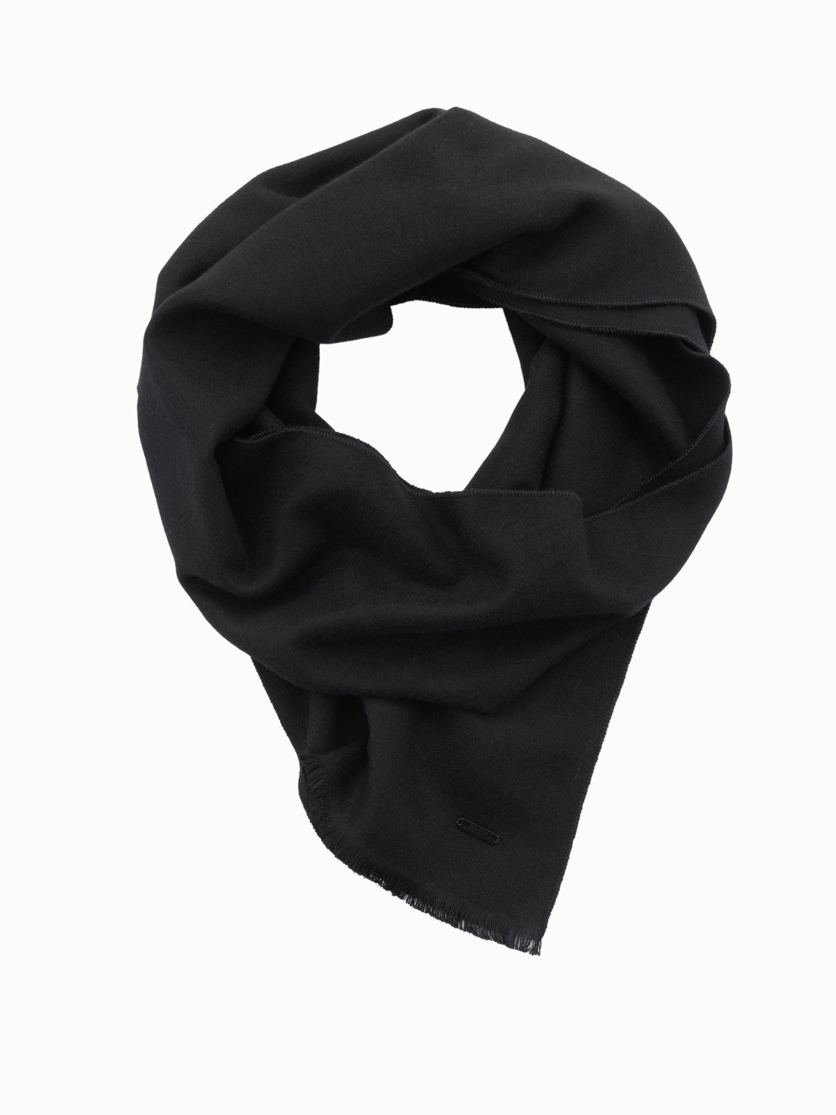 OMBRE Schal Monochromer Herrenschal mit Fransen günstig online kaufen