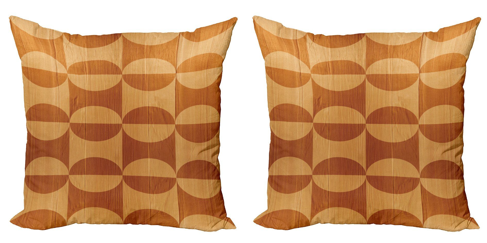 Kissenbezüge Modern Accent Doppelseitiger Abakuhaus Planks (2 Digitaldruck, Stück), Rustikal Abstrakt Eiche
