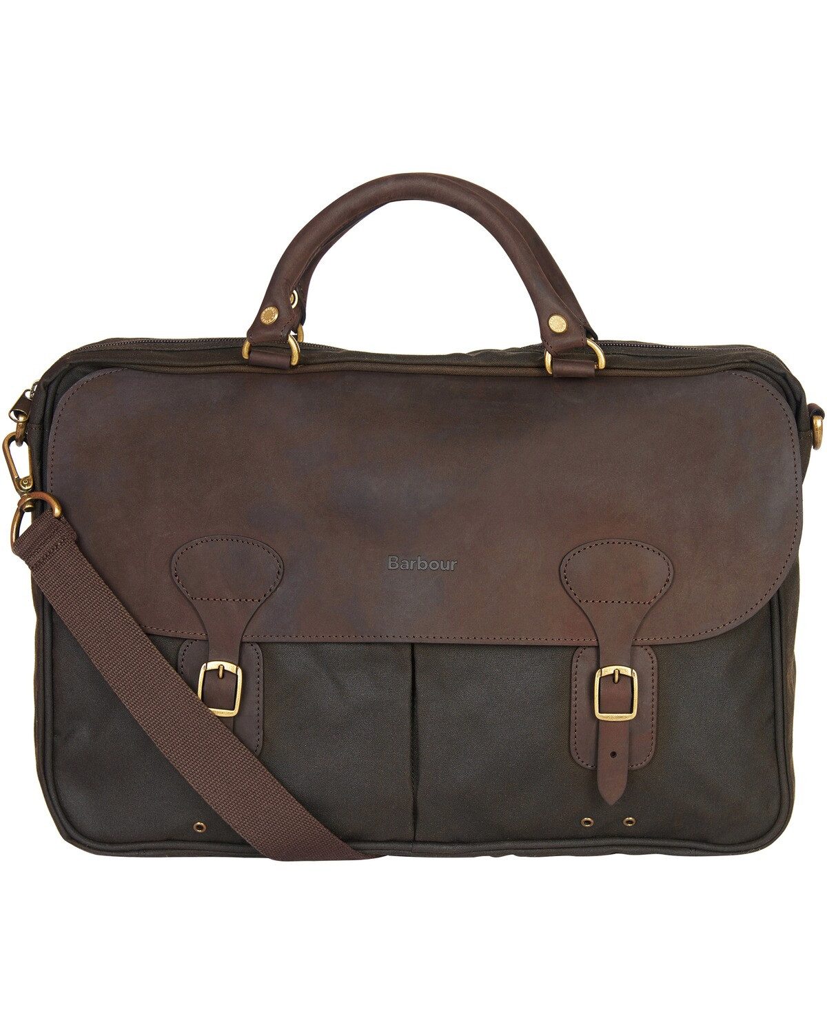 Barbour Reisetasche Tasche Wax Leather Briefcase