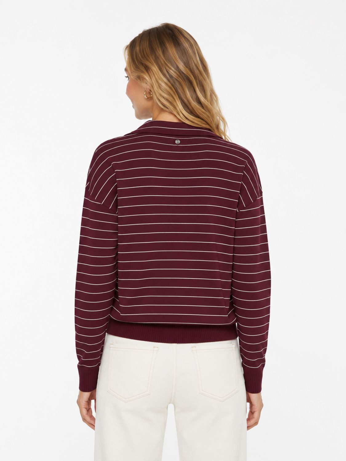Mos Mosh V-Ausschnitt-Pullover MMAliz Caliz LS Placket Knit