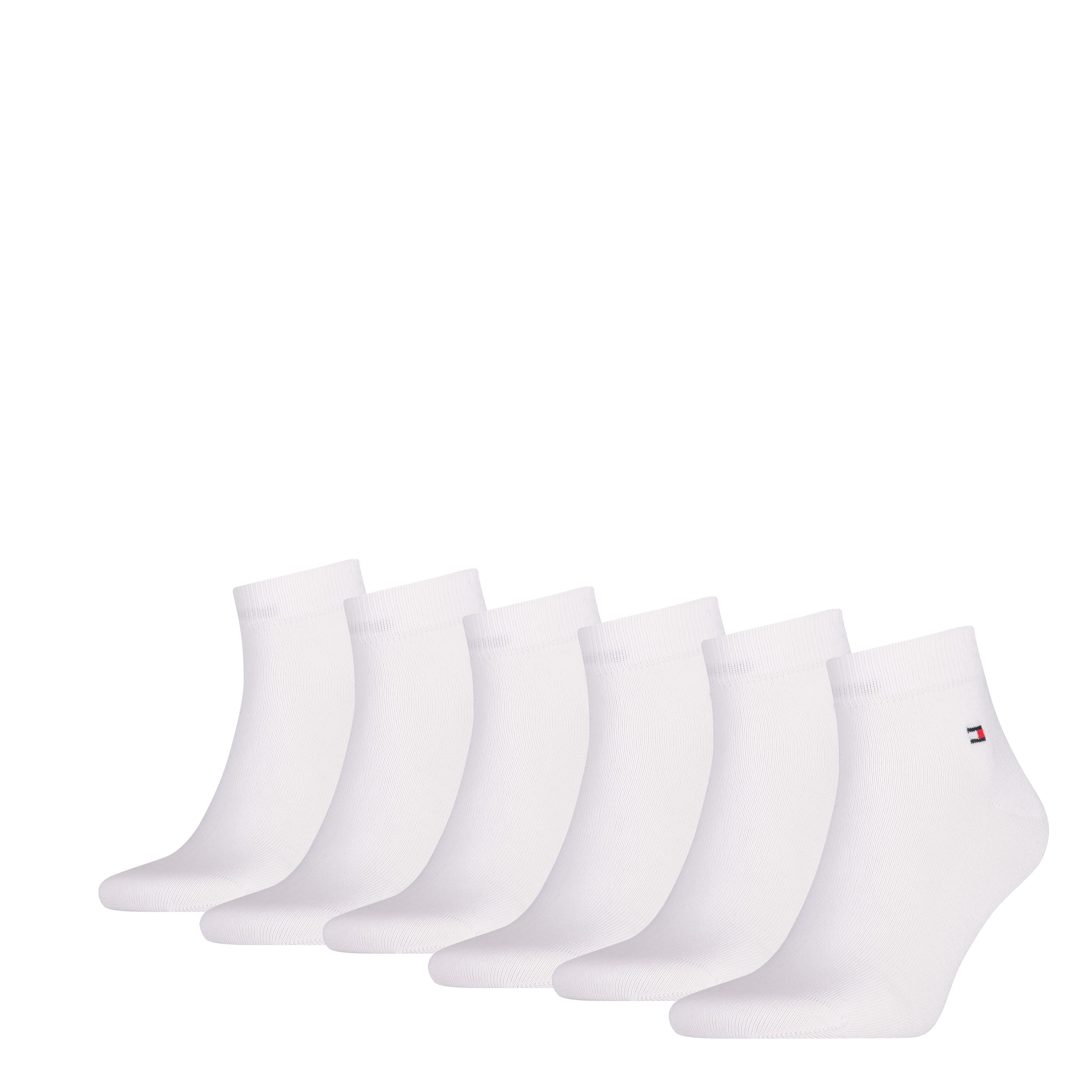 Tommy Hilfiger Kurzsocken TH MEN QUARTER 6P ECOM (6-Paar, 6 Paar) mit Logos günstig online kaufen