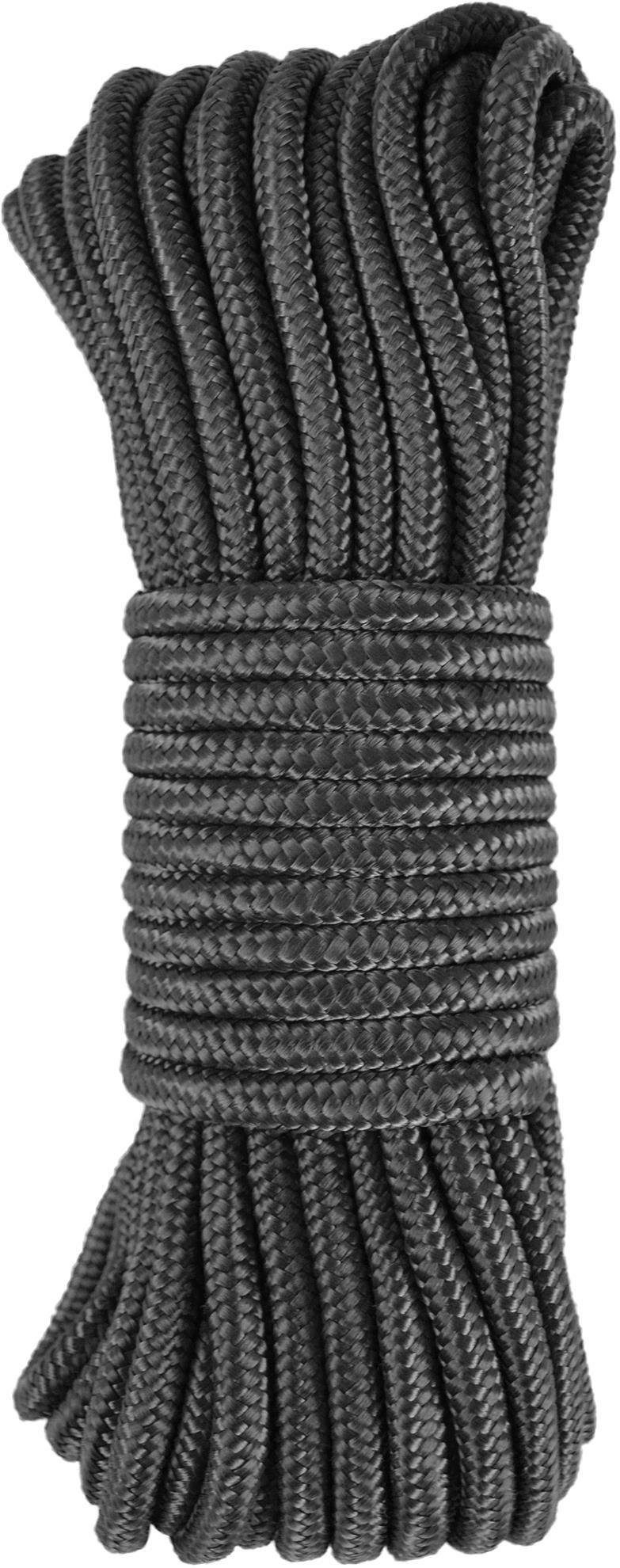 normani Seil Allzweck-Outdoor-Seil 7 mm x 15 m Lemoray, Stabiles Polypropylen-Seil, belastbar bis 320 kg