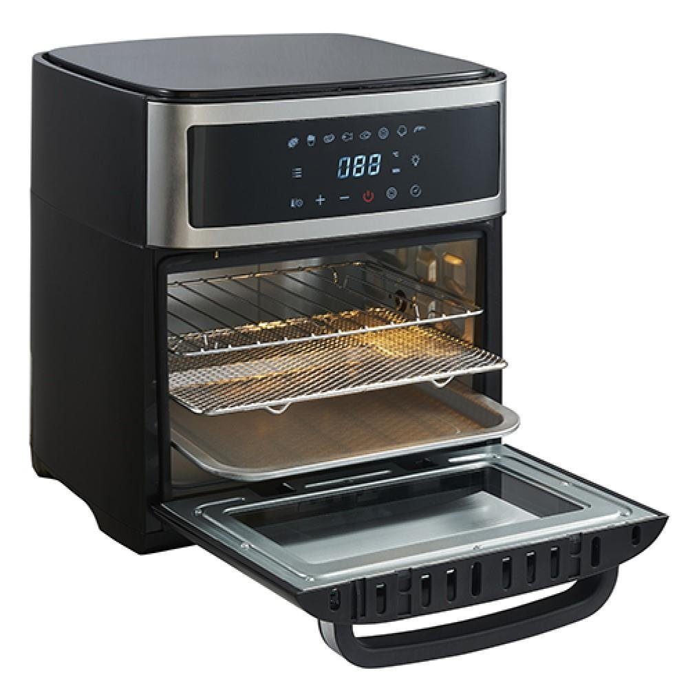ADLER EUROPE Heißluftfritteuse AD 6309, 2500 W, 13 L Mini Ofen, Airfryer Fritteuse ohne Fett mit LDC-Anzeige