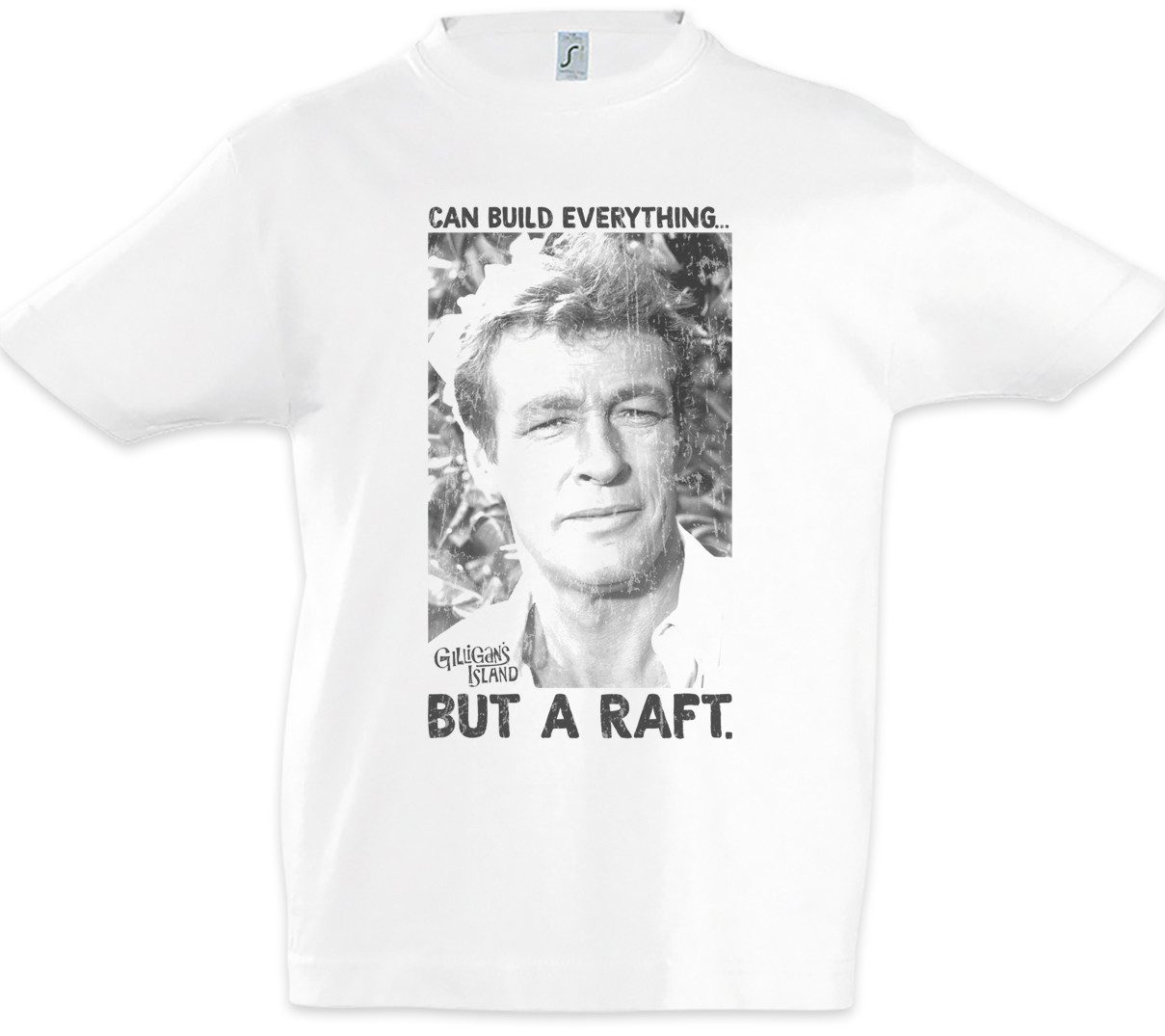 Print-Shirt Everything But A Raft Kinder T-Shirt Gilligan's Retro Series Island