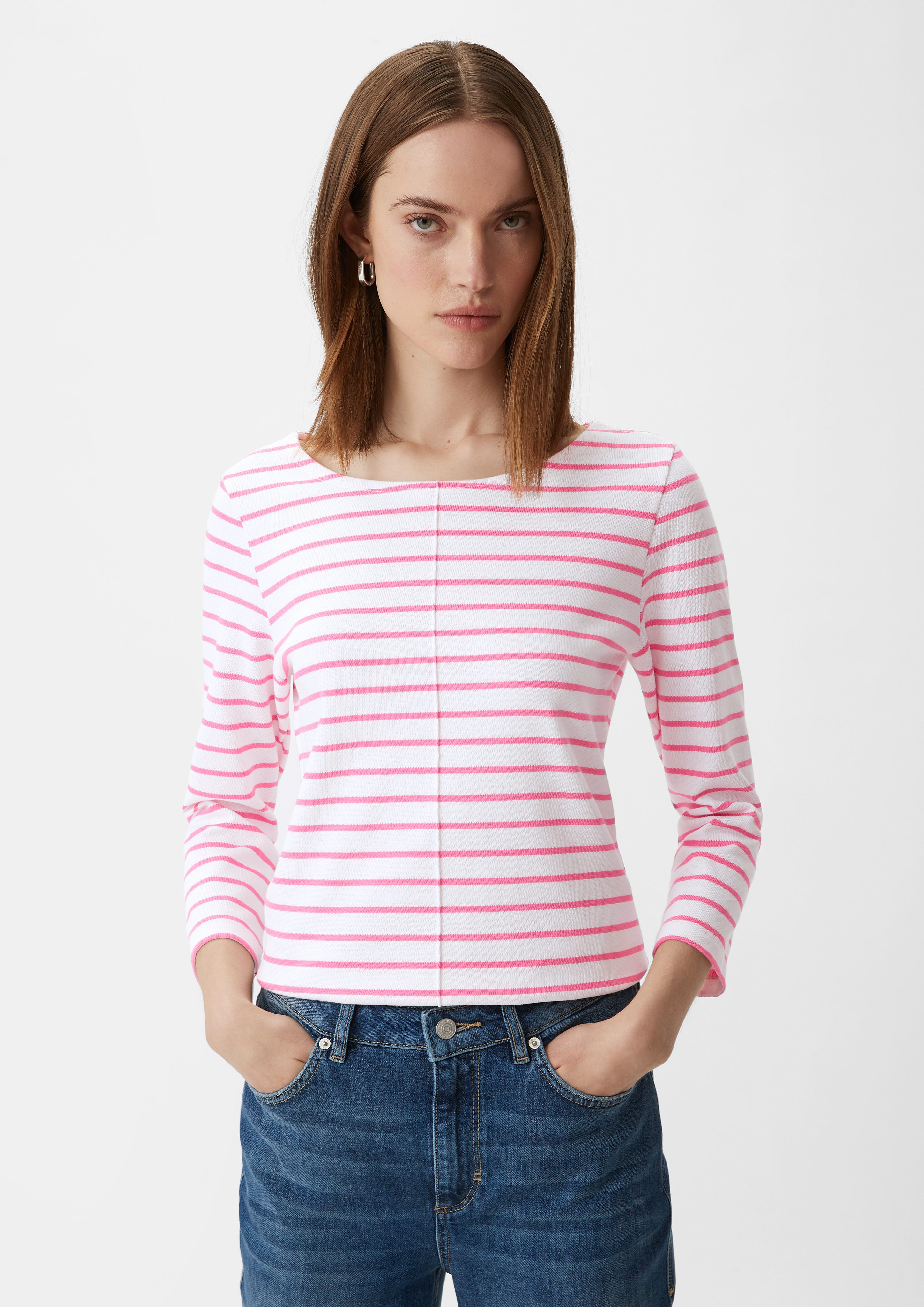 3/4-Arm-Shirt T-Shirt mit 3/4-Arm