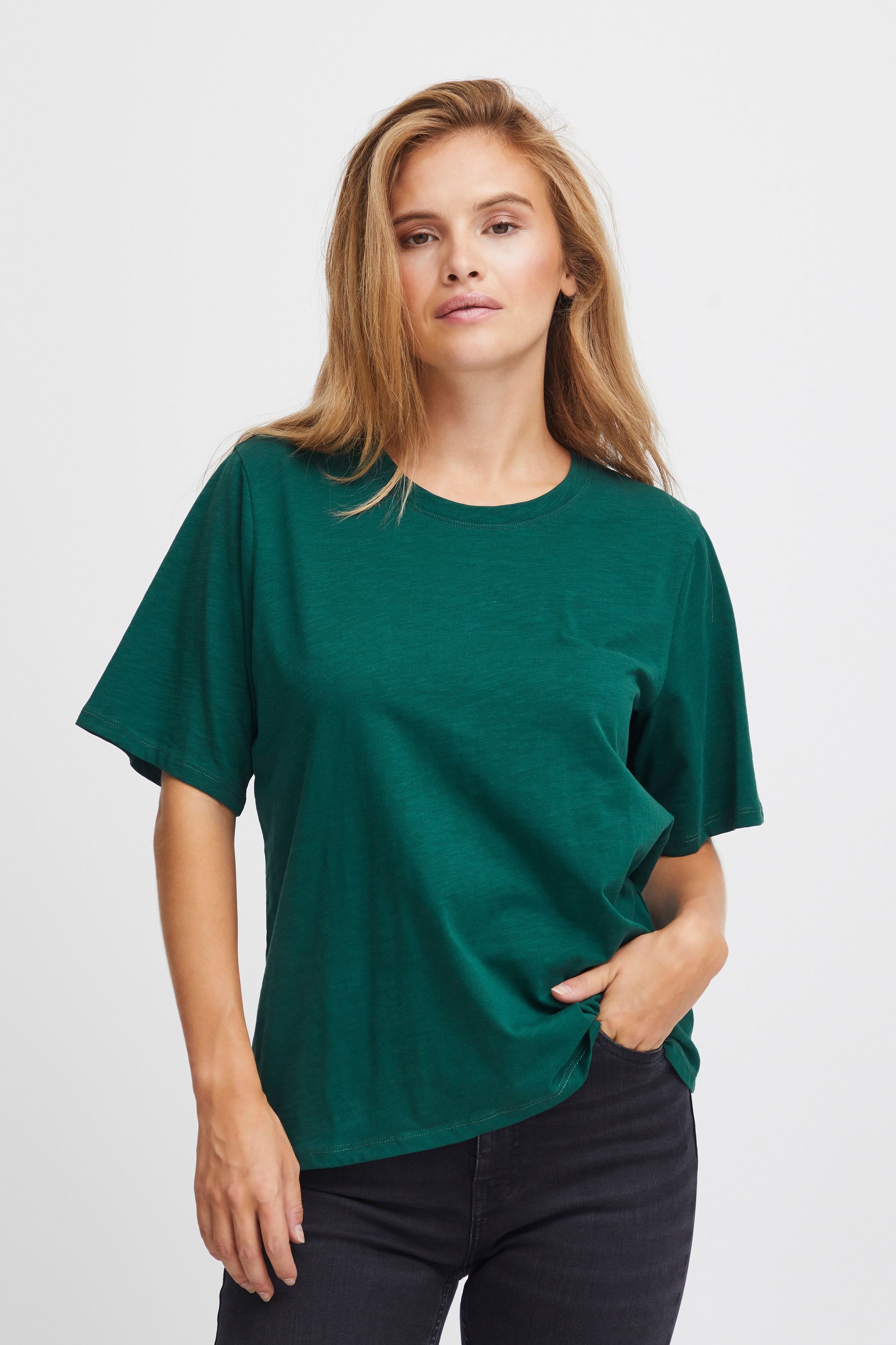 Pulz Jeans T-Shirt PZBRIT 0-Neck Tshirt günstig online kaufen