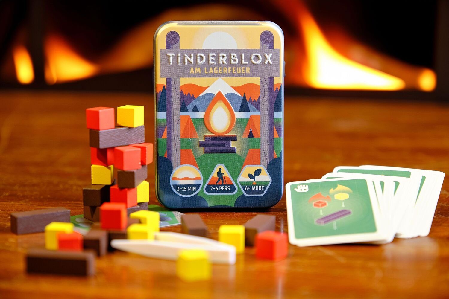 Spiel, Tinderblox - am (DE) Lagerfeuer - Geschicklichkeitsspiel