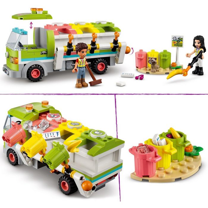 LEGO® Konstruktionsspielsteine Recycling-Auto (41712) LEGO® Friends (259 St) Made in Europe