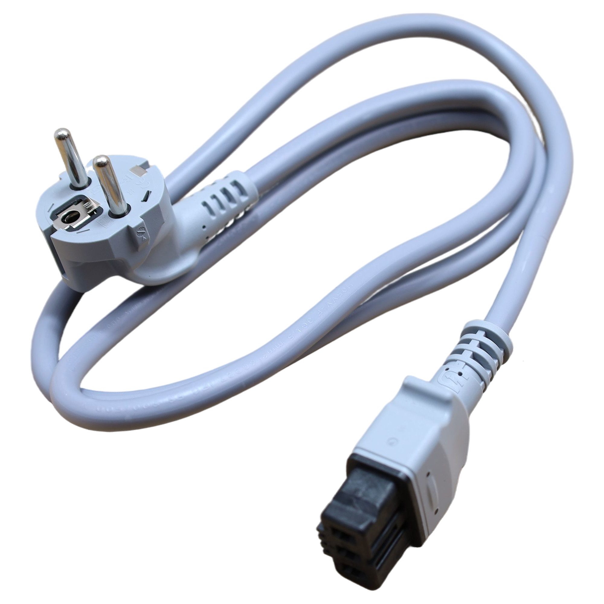 BOSCH Anschlusskabel 12034953 Netzkabel, 1,2 m mit Schukostecker / Kaltgerätekupplung für Backofen
