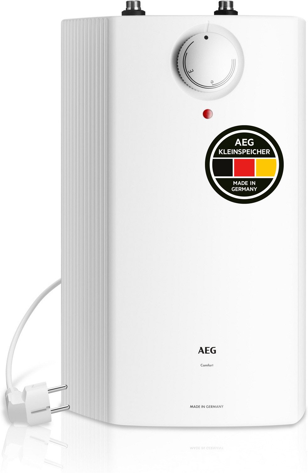 AEG Haustechnik Kleinspeicher »Huz 5 Comfort« Untertischboiler 5 Lister, (max. 85°C), Niederdruck, mit Stecker, niedriger Standby-Verbrauch