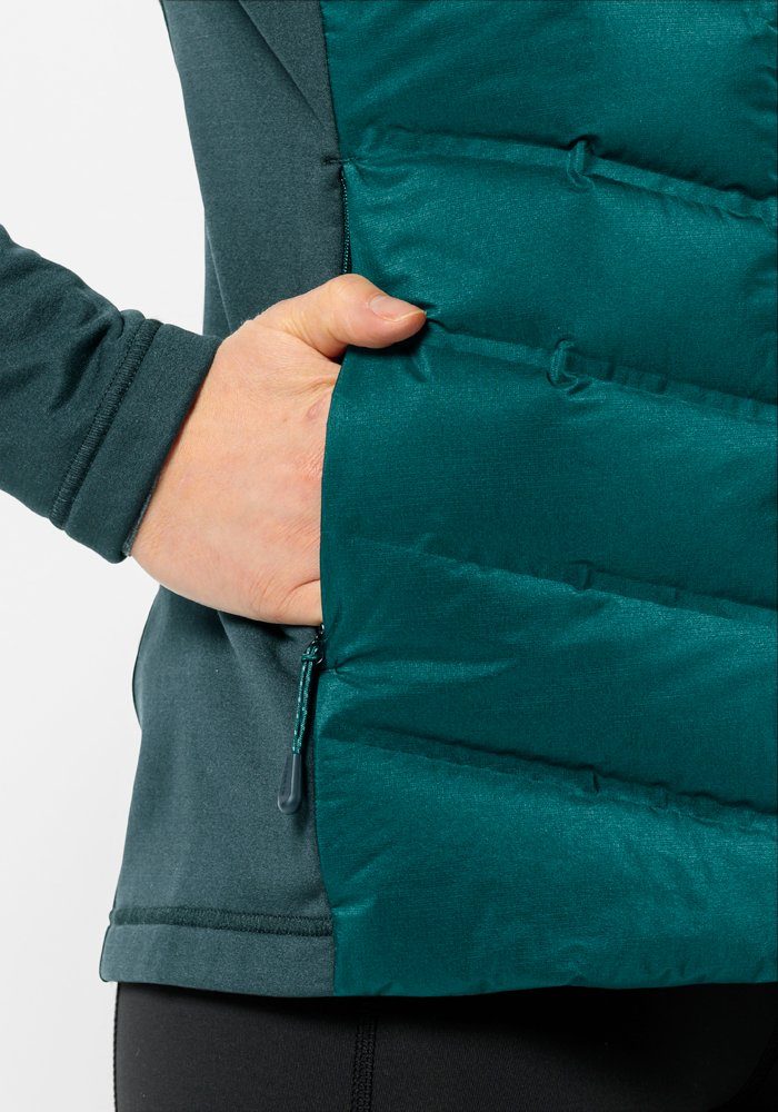 Jack Wolfskin HYBRID DOWN sea-green W TASMAN Daunenjacke