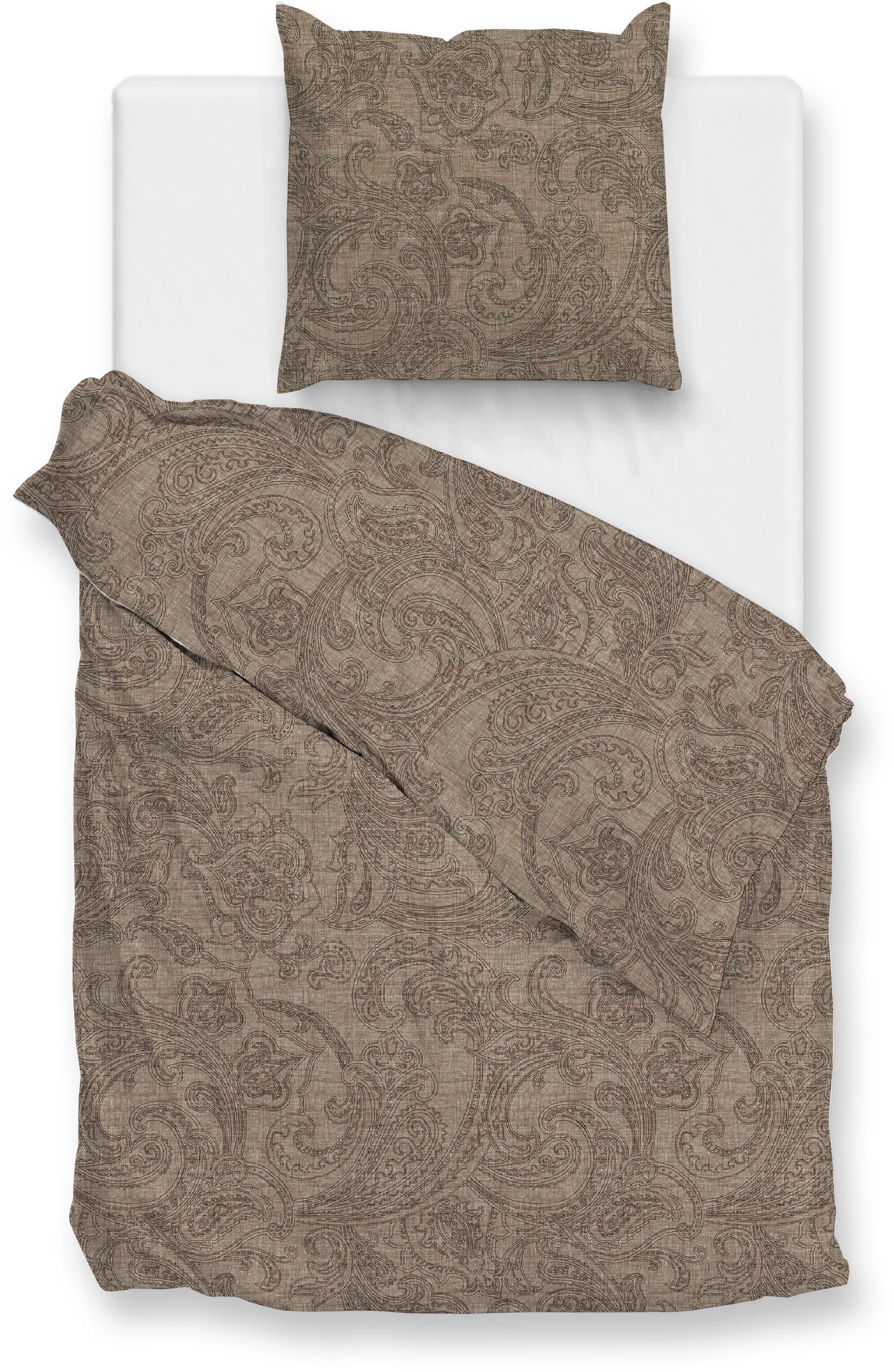 ZO HOME Bettwäsche Paisley-di-Lino, Renforcé, 2 günstig online kaufen