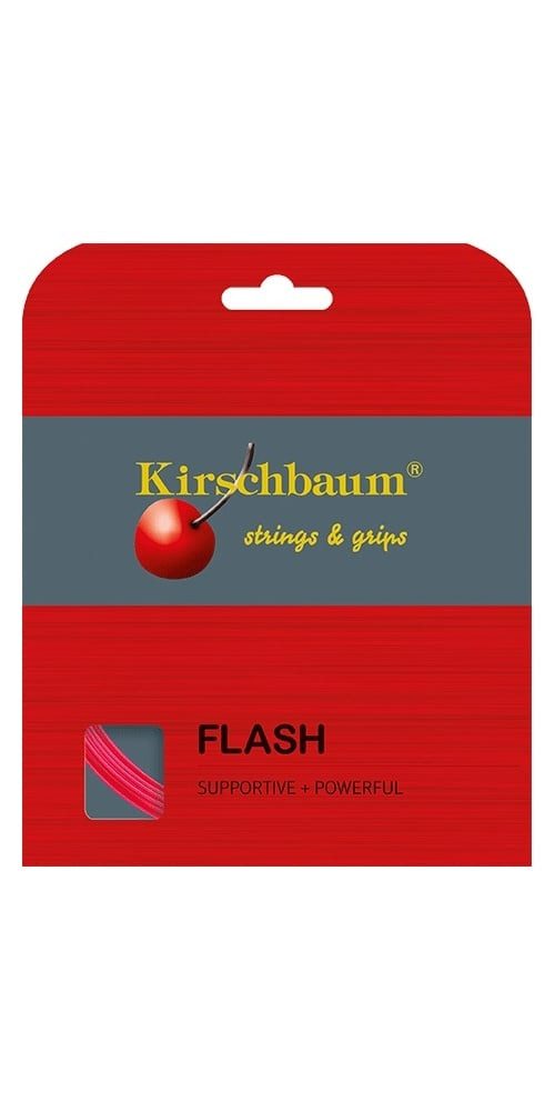 Tennissaite Flash (Haltbarkeit+Power) pink 12m Set