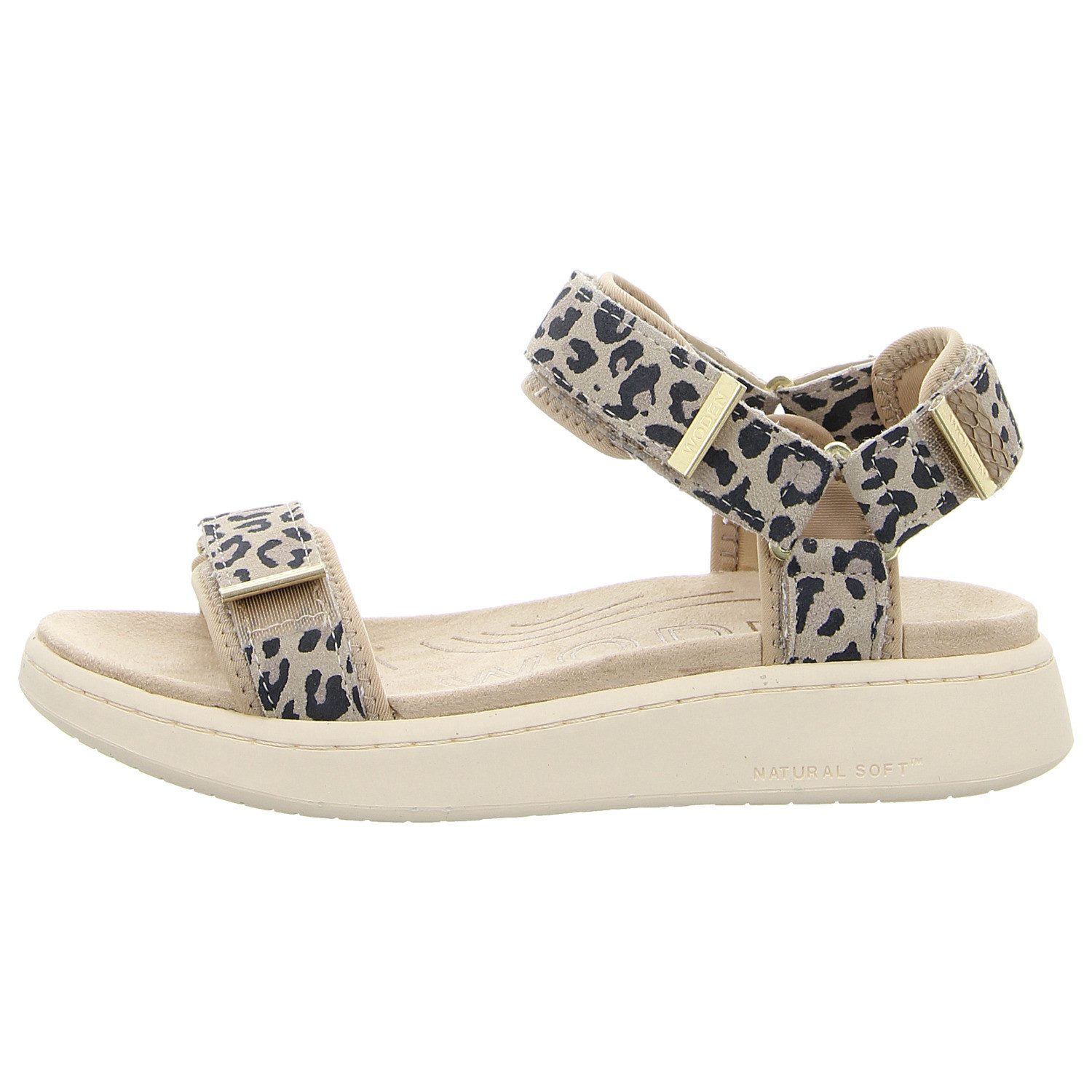 WODEN Line Suede Sandale