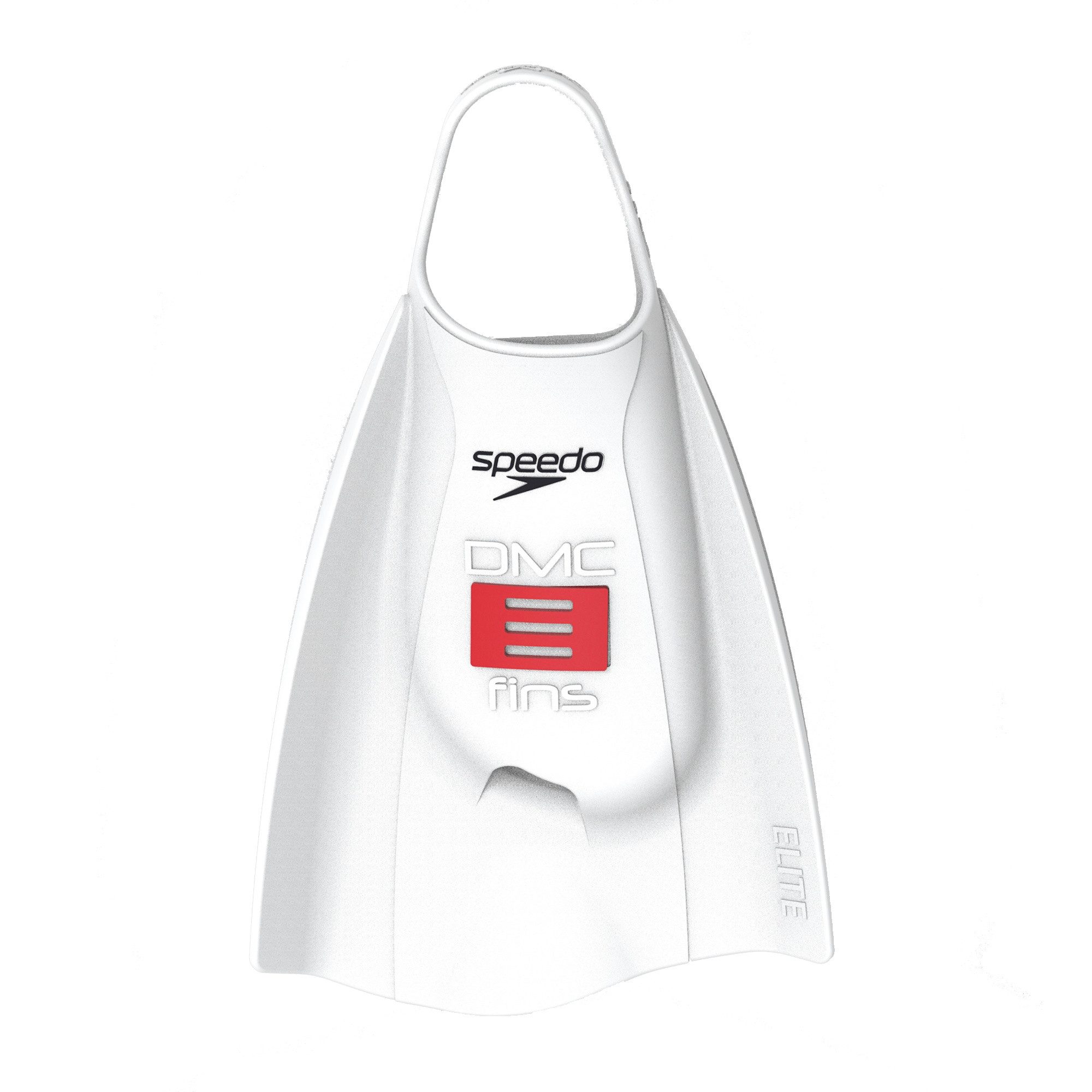Speedo Flosse Speedo DMC Elite Fins, Kurzes Flossenblatt für intensives Beinarbeit-Training