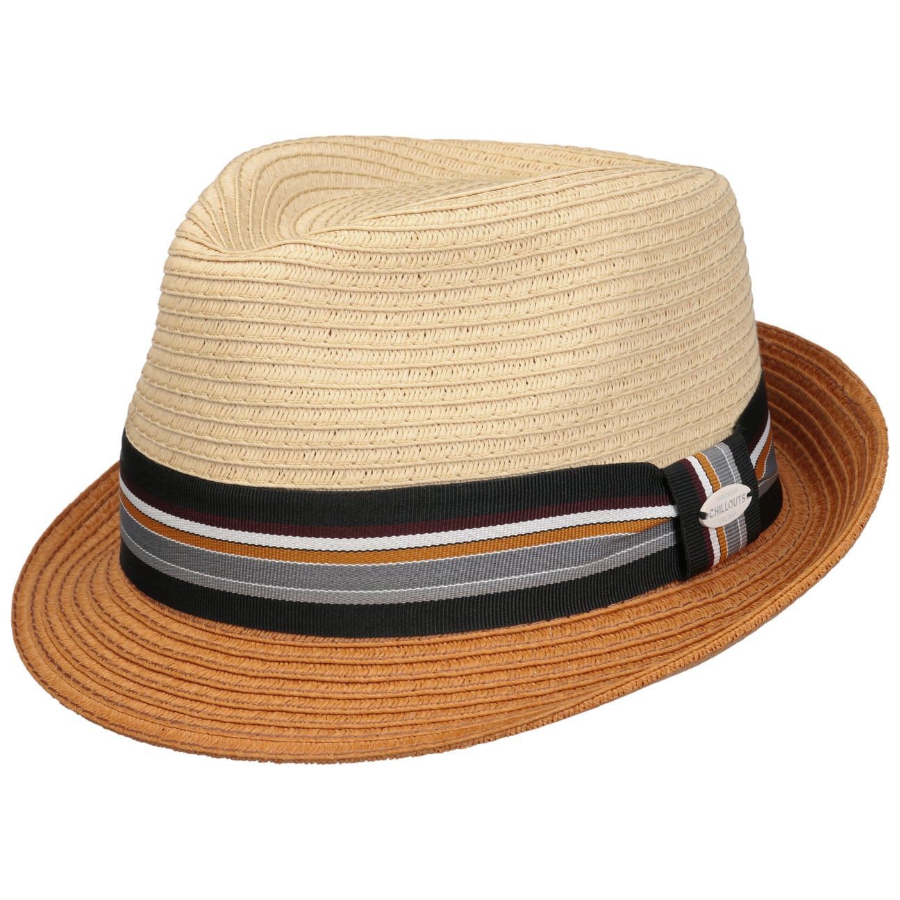 chillouts Trilby (1-St) Strohtrilby mit Ripsband