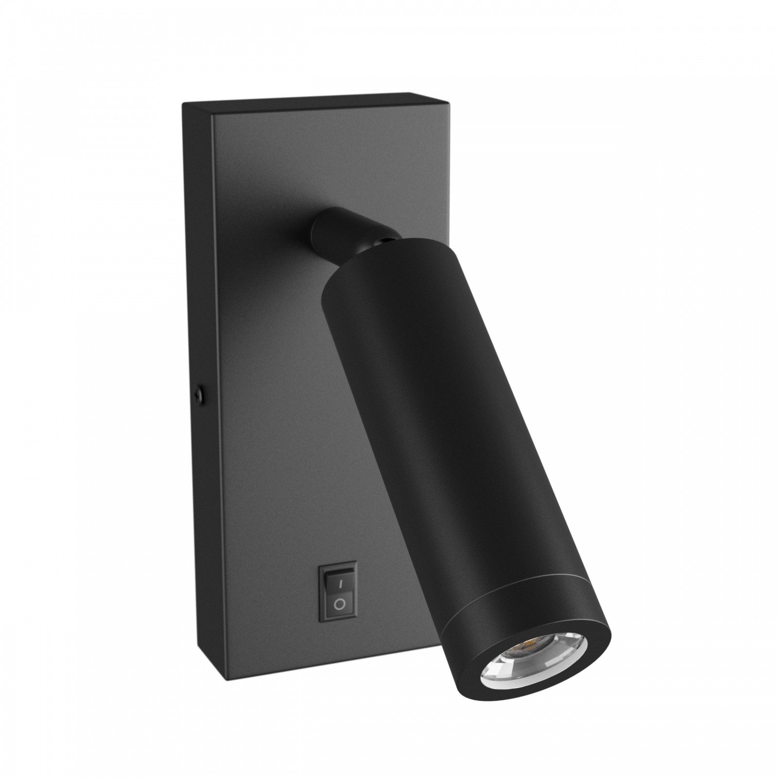 Spectrum LED Wandleuchte LED Wandleuchte GU10 MR11 schwarz Bettleuchte mit Schalter einstellbar, Kein Leuchtmittel enthalten, mit Schalter, einstellbar
