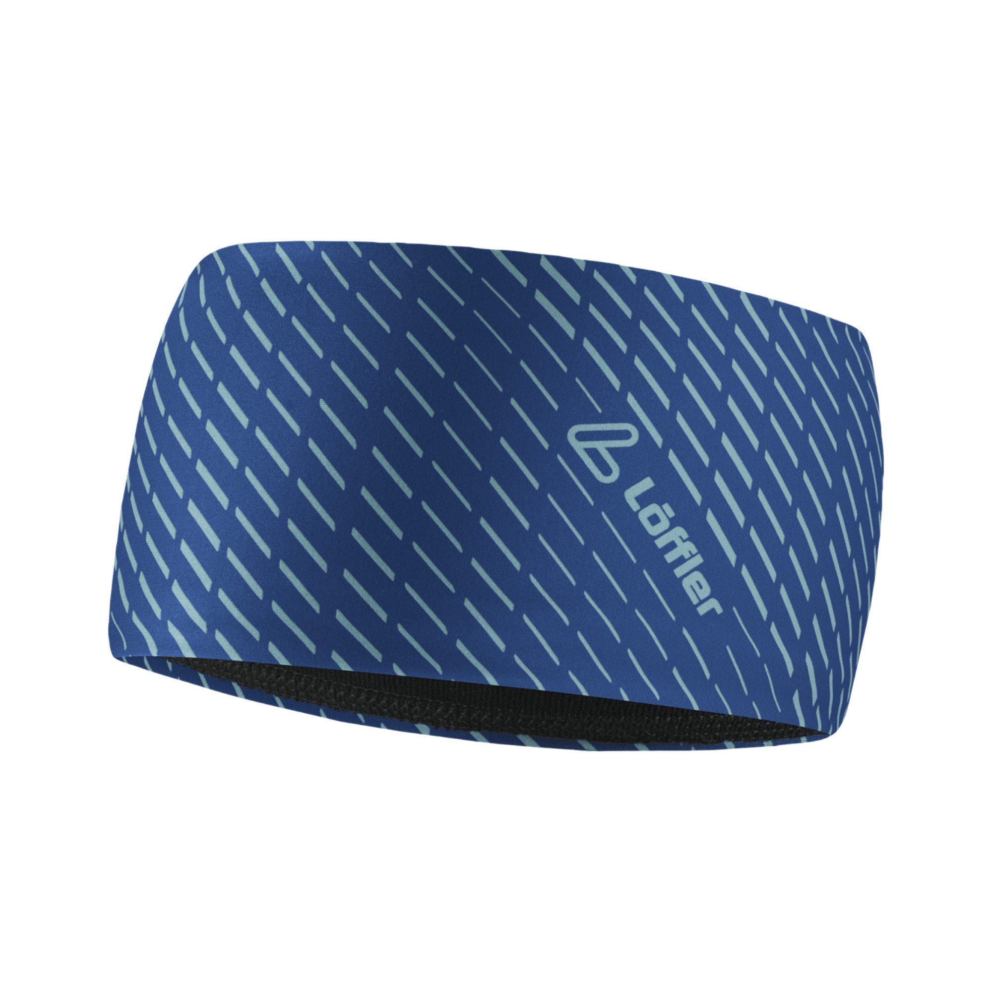Löffler Stirnband Snowstorm Design Headband (wärmeisolierend, hochelastisch) navyblau