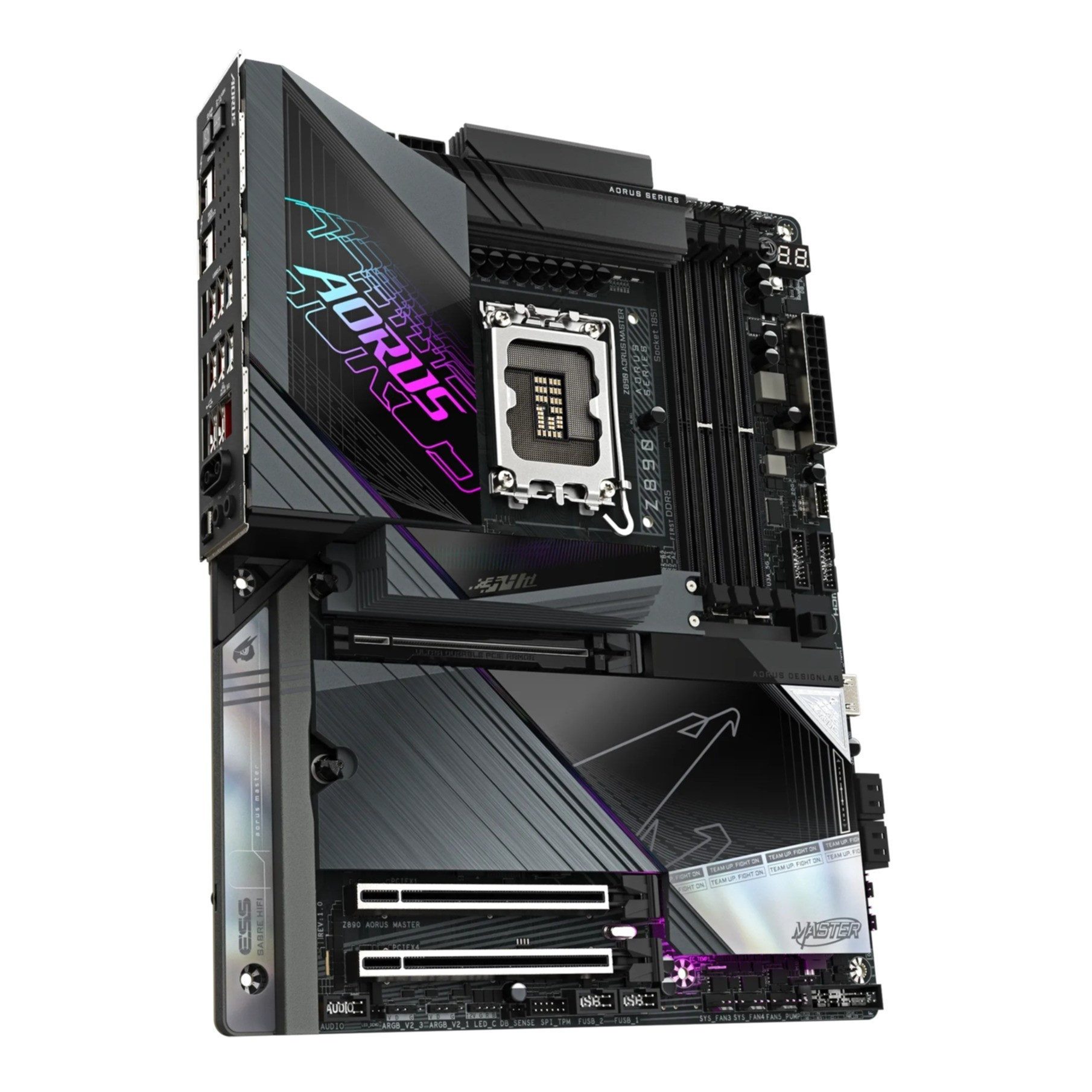 Gigabyte Z890 AORUS MASTER Mainboard - Unterstützt Intel Core Ultra Mainboard