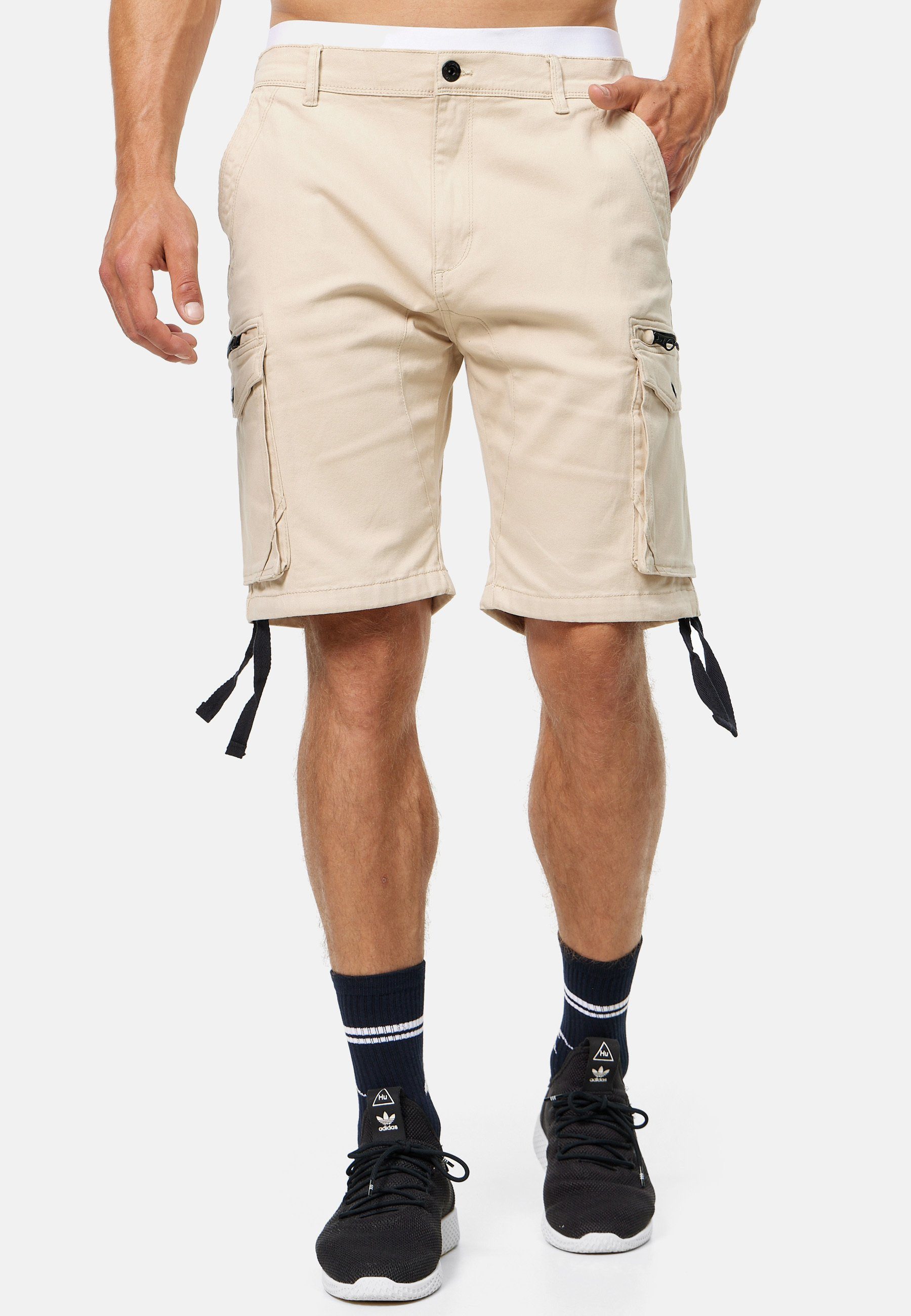 Indicode Agron Cargoshorts Fog