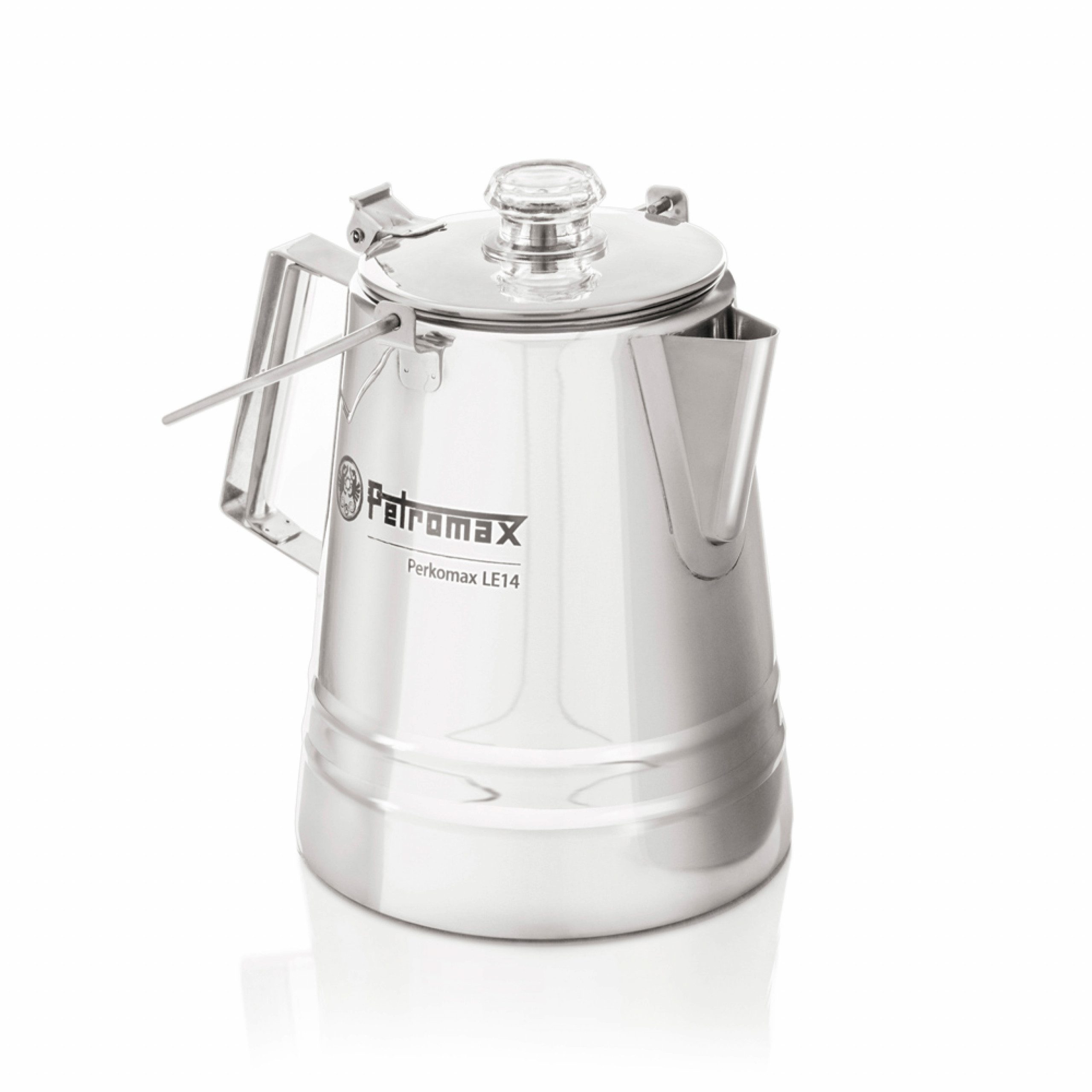 Petromax Feuerstelle Petromax Perkolator Perkomax le14 aus Edelstahl 2,1 Liter