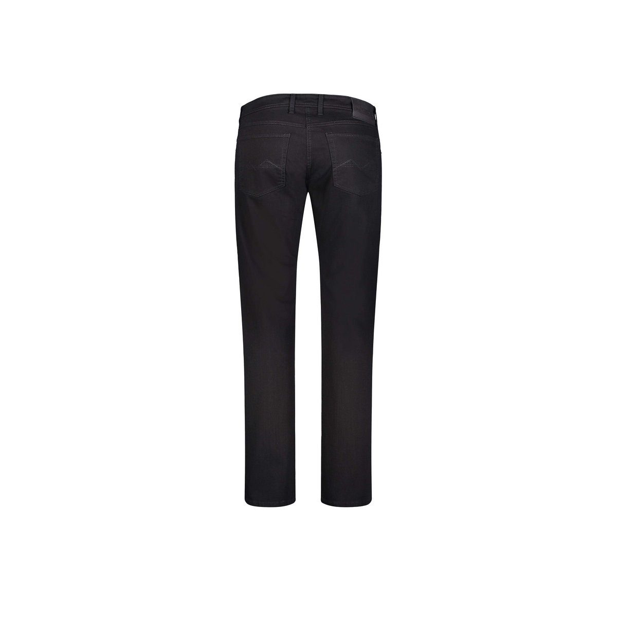 MAC Straight-Jeans (1-tlg) schwarz regular