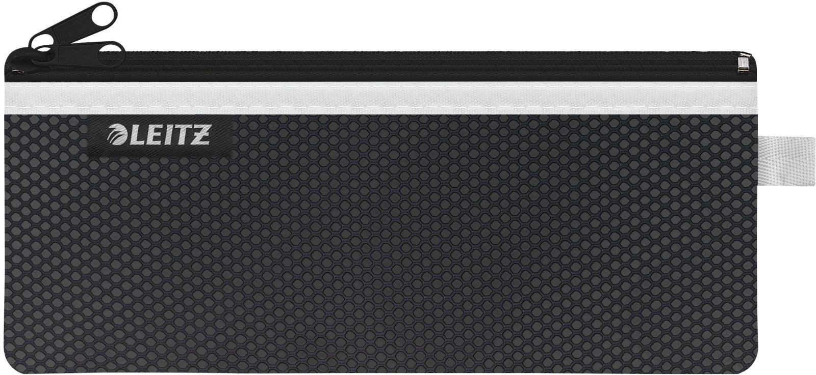 LEITZ Prospekthülle Traveller Zip-Beutel Wow M 2 Fächer 21x8,5cm 2 Fächer schwarz