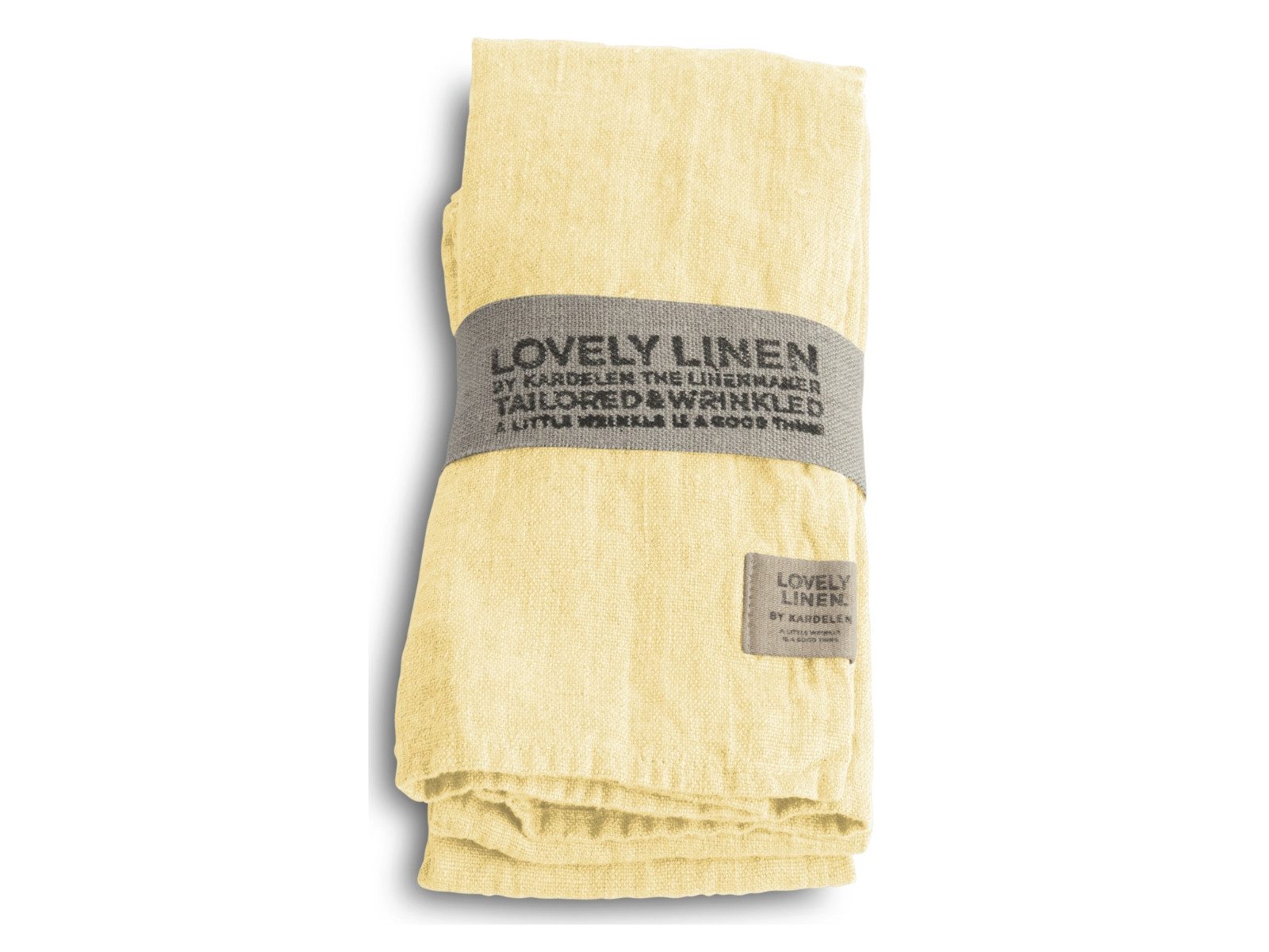 Lovely Linen Stoffserviette Lovely Servietten lemon sorbet 45x45cm Set 4