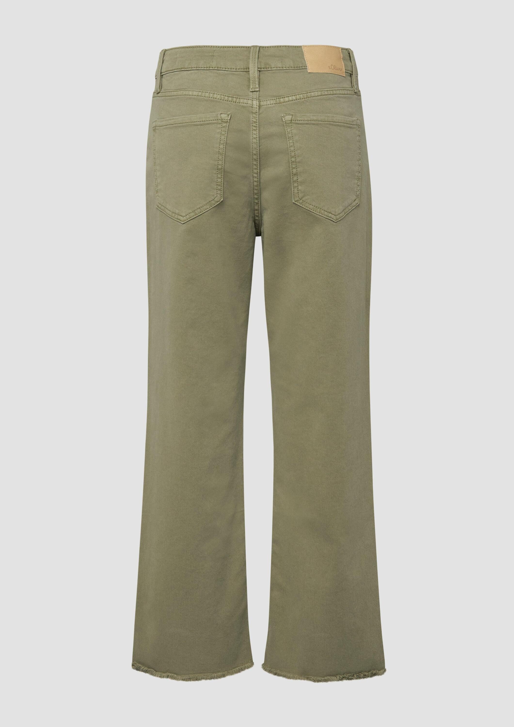s.Oliver Regular-fit-Jeans Jeans-Hose KAROLIN Cropped Jeans Karolin / Regular Fit / Mid Rise / Straight Leg