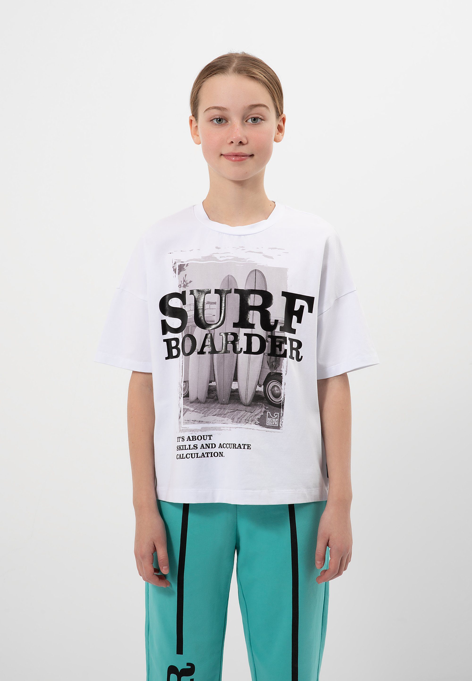 Gulliver mit Frontprint trendigem T-Shirt