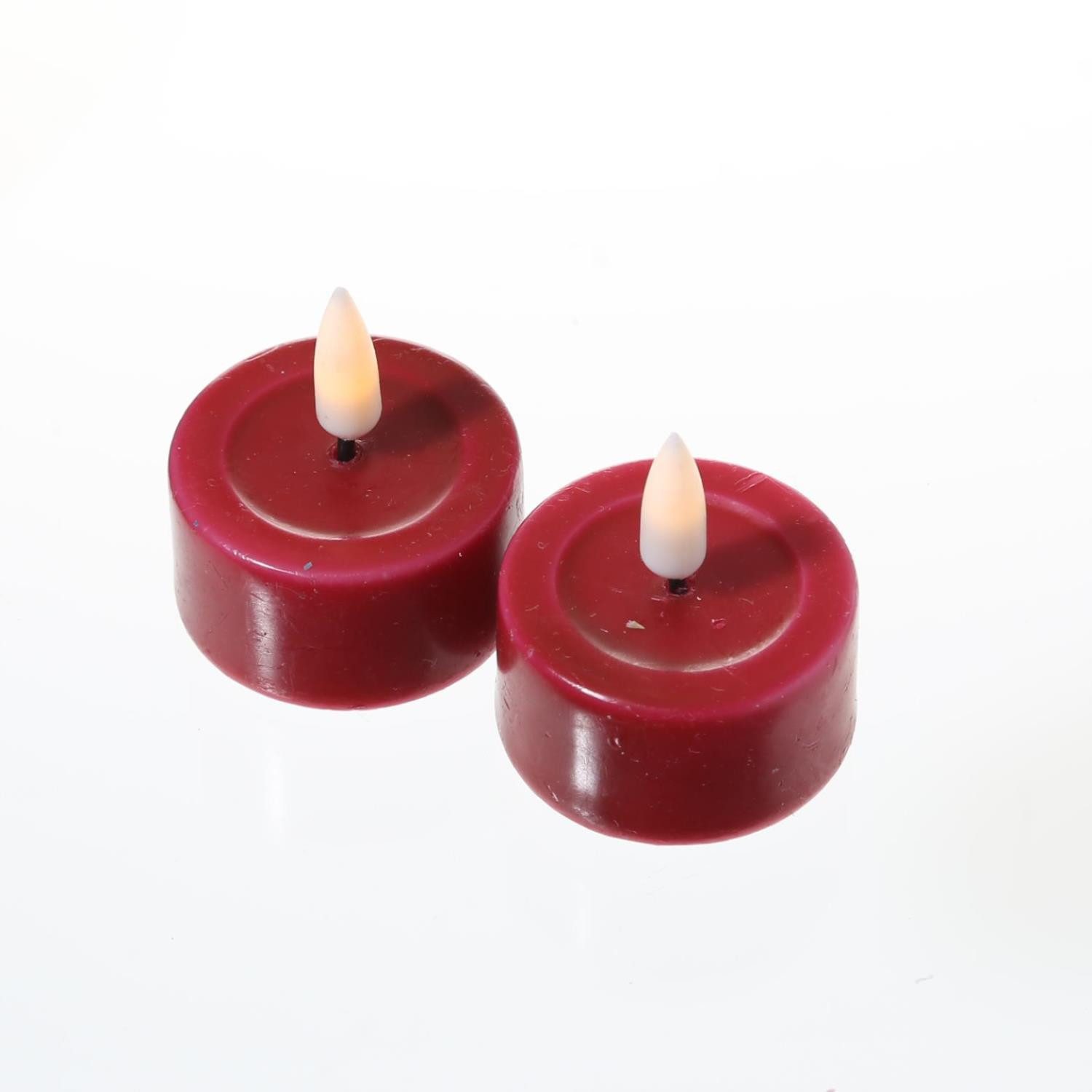 Deluxe Homeart LED-Kerze LED Teelichter Mia flackernde mit Batterien D: 4,1 günstig online kaufen