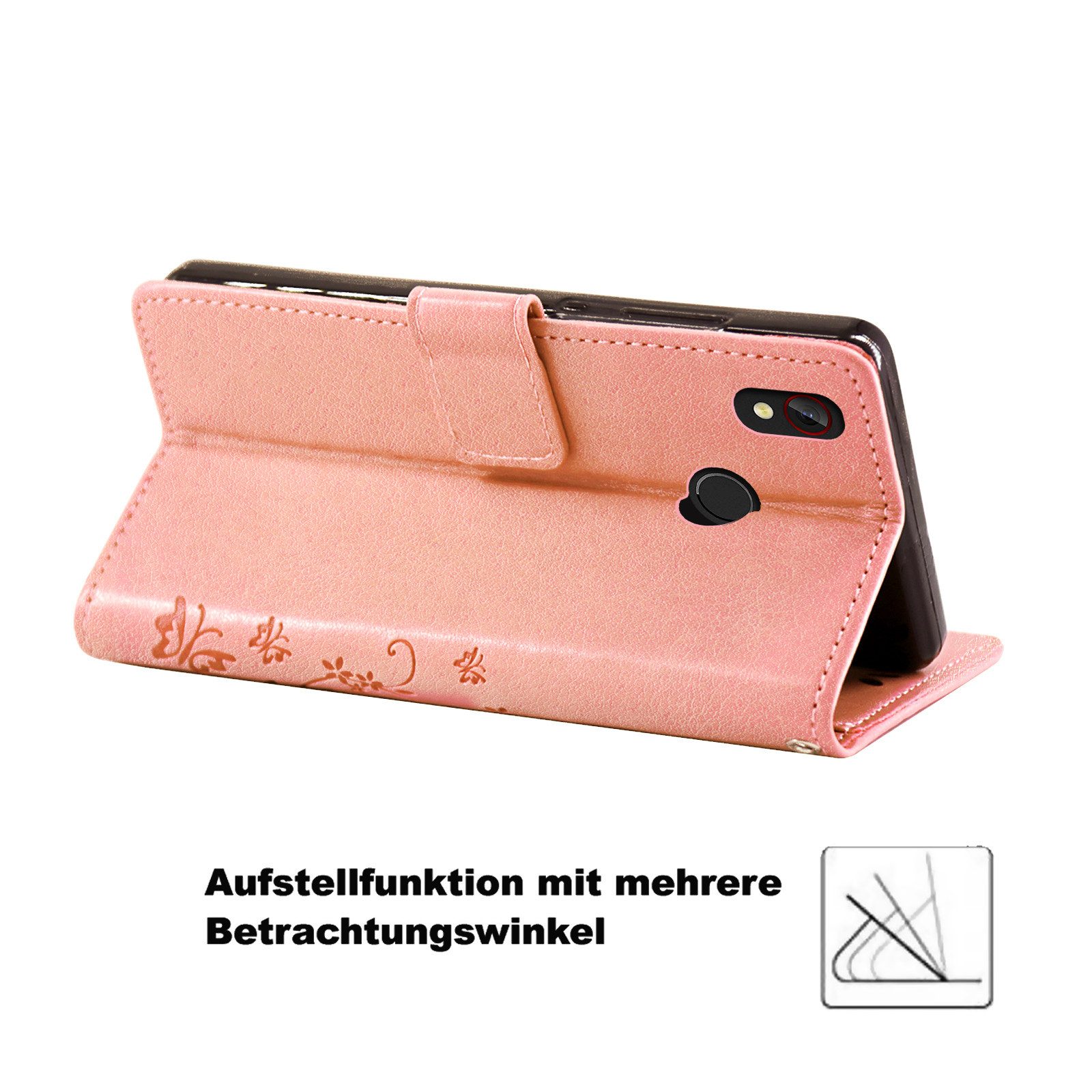 betterfon Handyhülle Handytasche für ZTE Blade A7 VitaBuchhülle, Wallet Case mit Kartenfächern Magnetverschluss und weicher Innenhülle