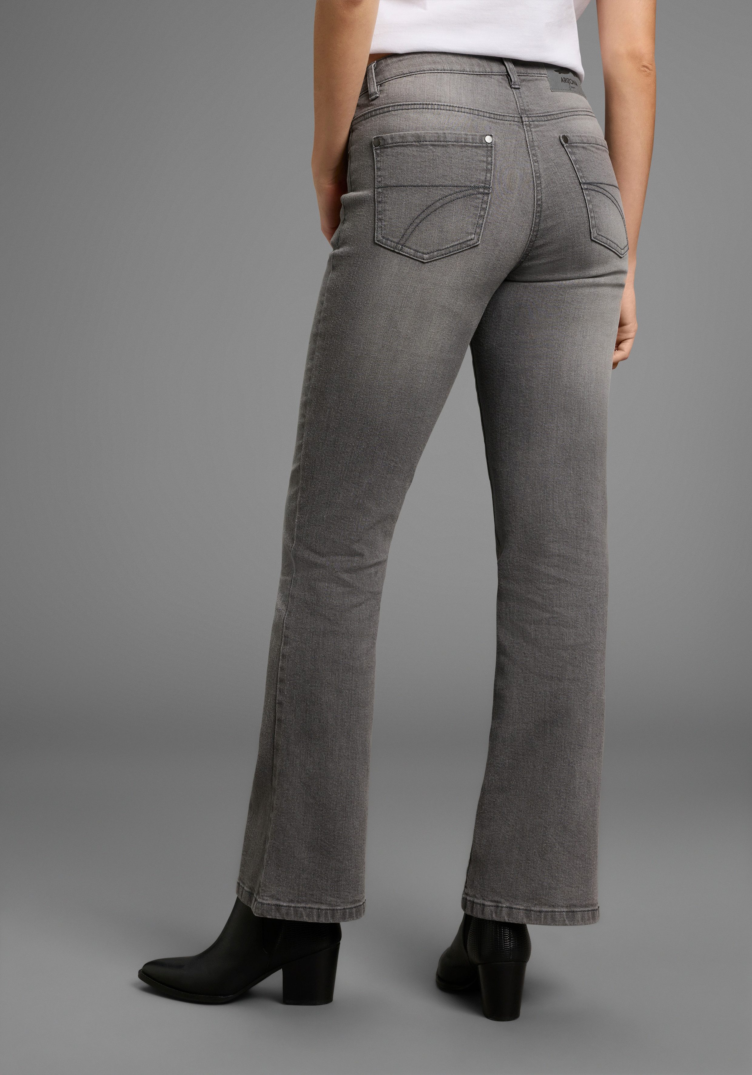Arizona Bootcut-Jeans hohe Leibhöhe günstig online kaufen