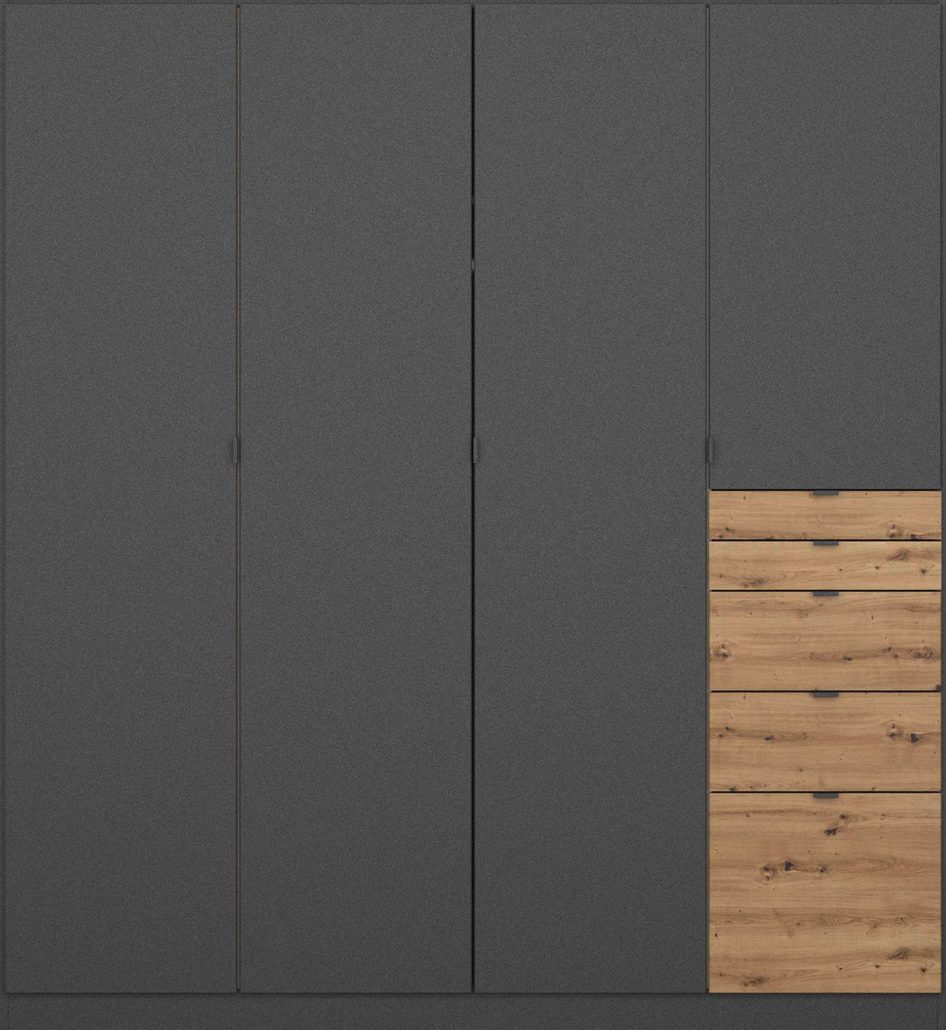 rauch Schrank-Set Kleiderschrank Schrank Garderobe Wäscheschrank Ankleide ONTARIO, (Set, Größe 298x208 cm), mit 5 Schubladen in unterschiedlichen Größen MADE IN GERMANY
