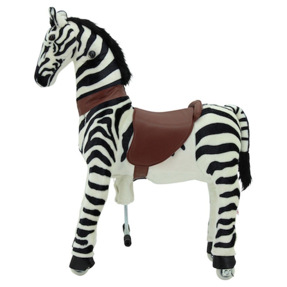 Sweety-Toys Reittier Sweety Toys 7240 Reittier Zebra auf Rollen für 4 bis 9 Jahre