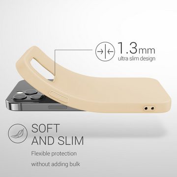 kwmobile Handyhülle Hülle für Apple iPhone 12 Pro Max, Hülle Silikon - Soft Handyhülle - Handy Case Cover - Zuckerguss