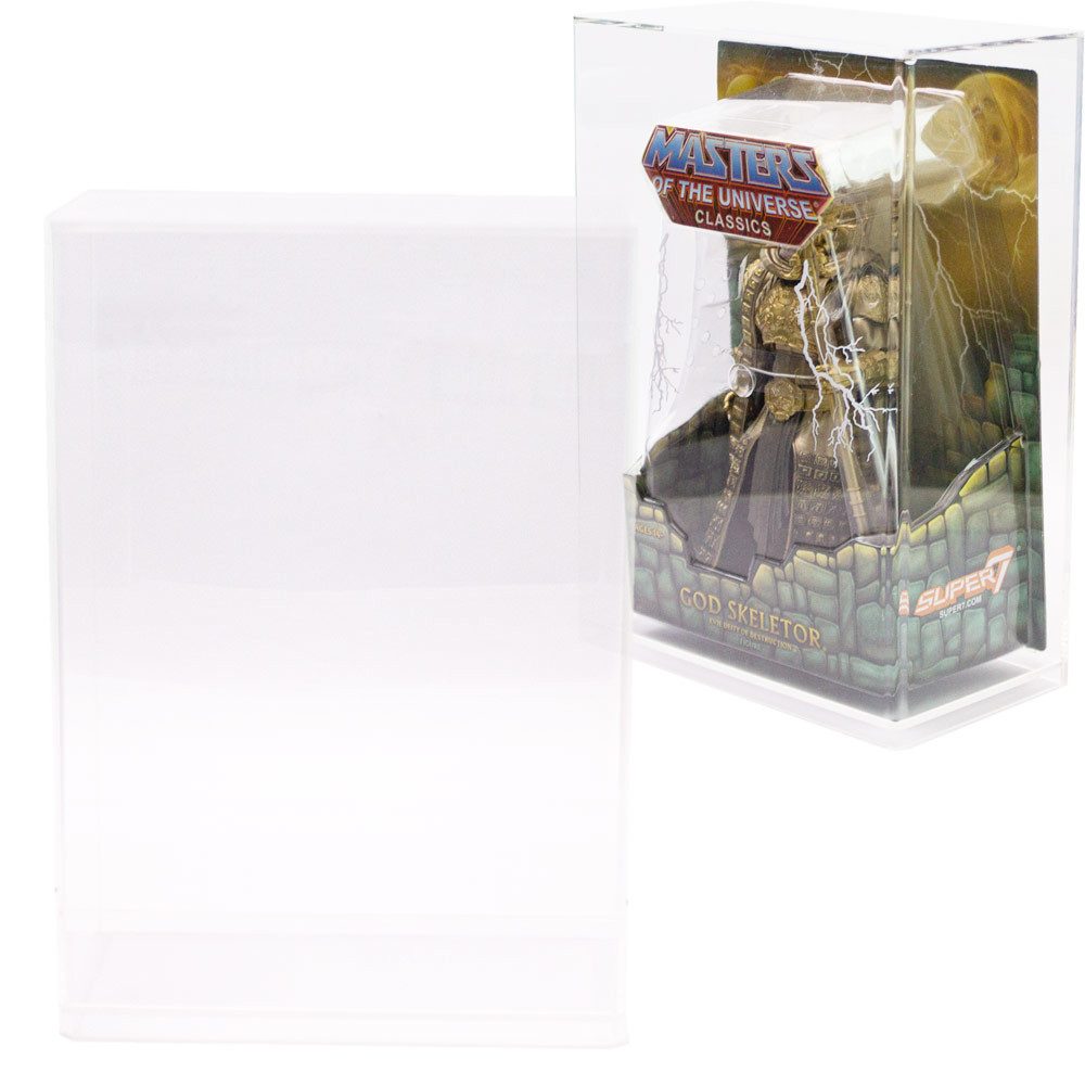 Morax Aufbewahrungsbox 3x Acryl Case für Classic Gold Figuren (Spar-Set, 3 St., MS-18373)