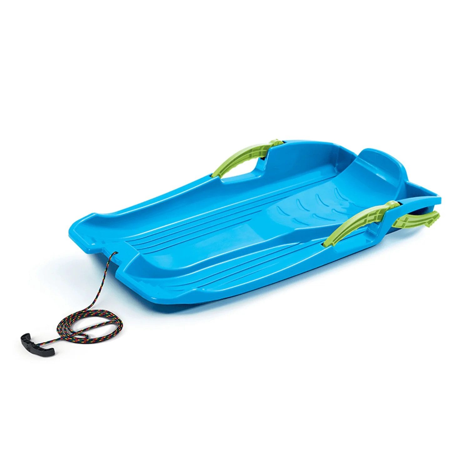 Bob Hornet Blau Bobschlitten Bob Schlitten Bremshebel Zugseil Kinder