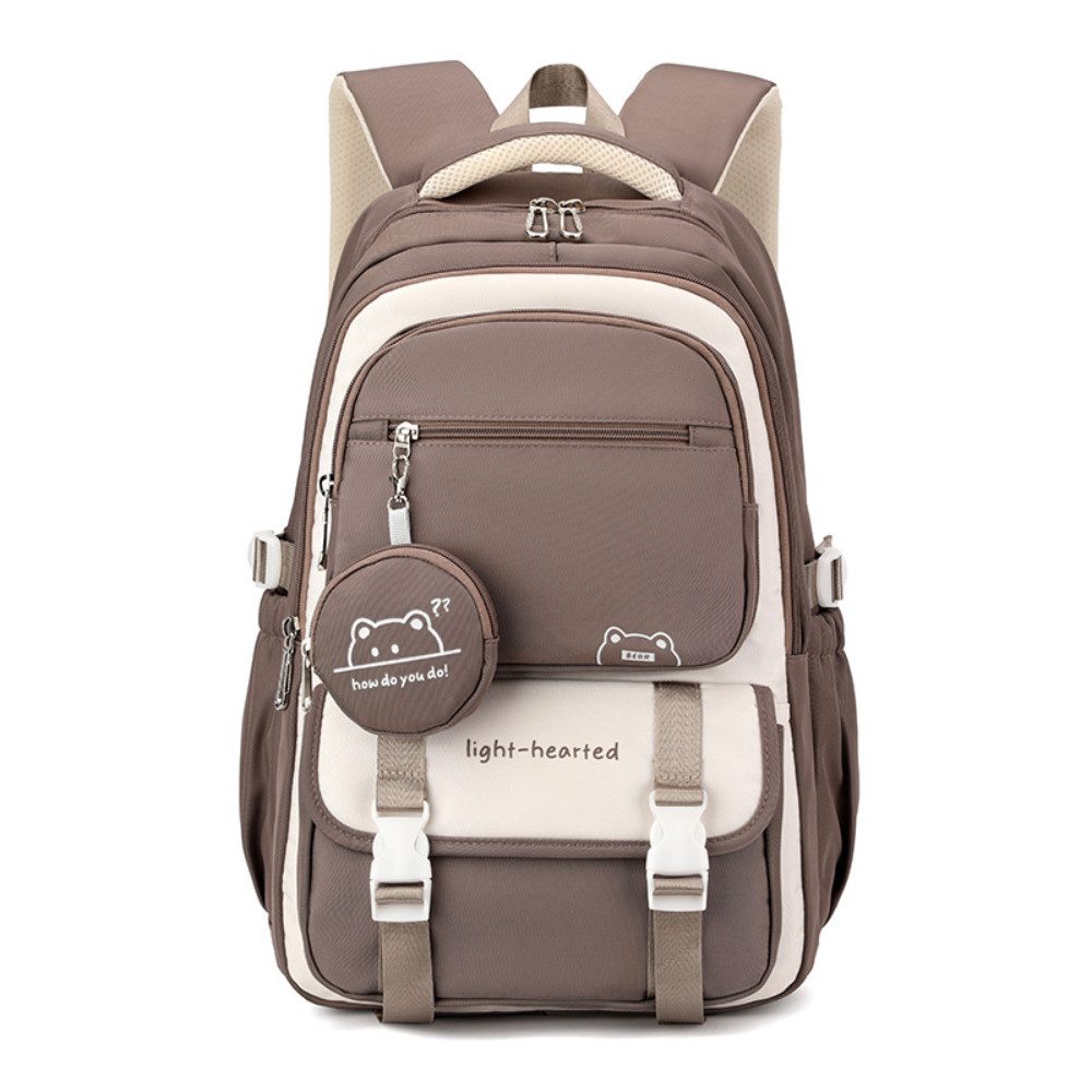Blusmart Schulrucksack Schülerrucksack/Kinderrucksack (Großes Fassungsvermögen, mehrlagiges Design, Wasserabweisend und strapazierfähig), Für alle Altersgruppen geeignet, vielseitiges Design